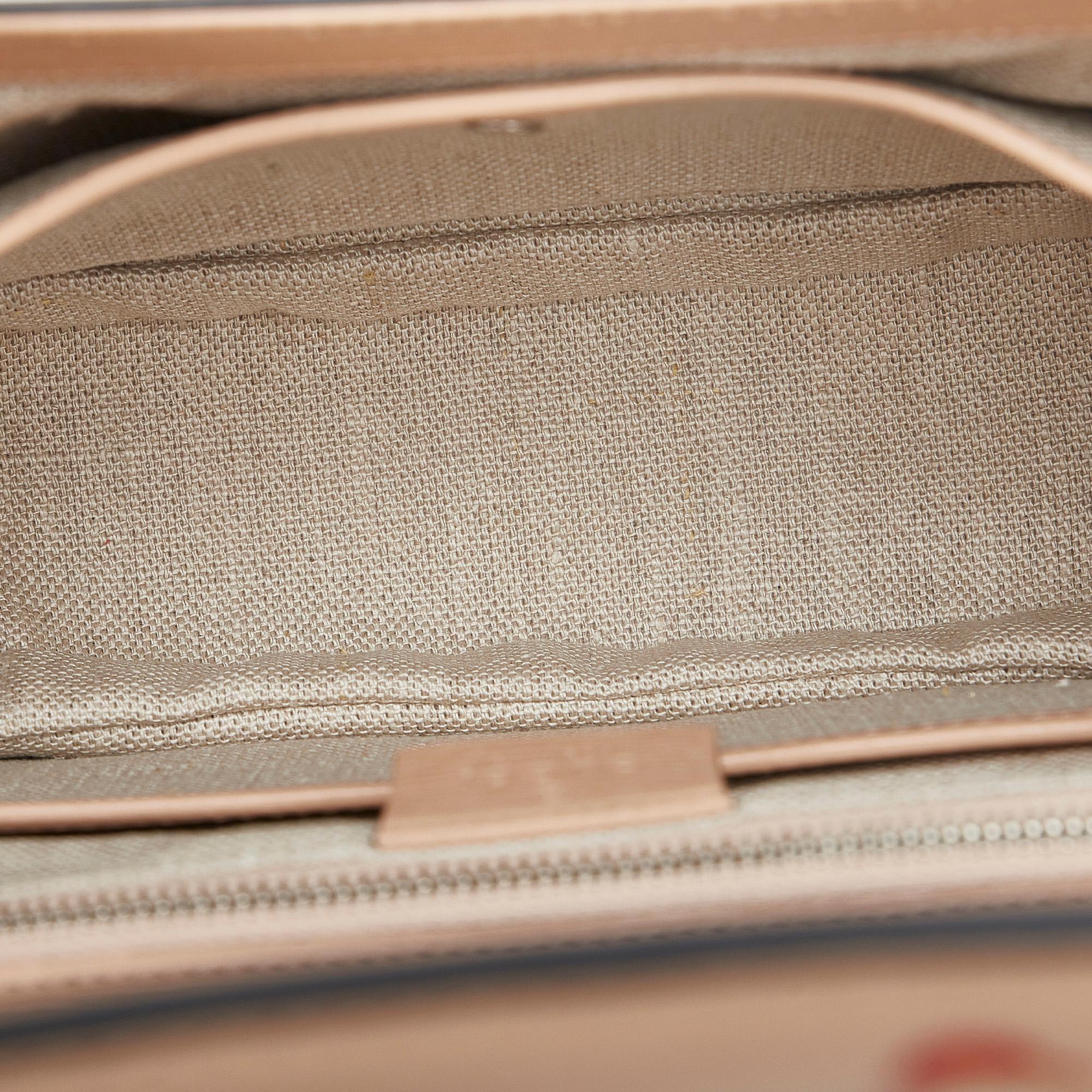 Gucci Bamboo Classic Blooms Top Handle Satchel (SHG-eLTiCC)