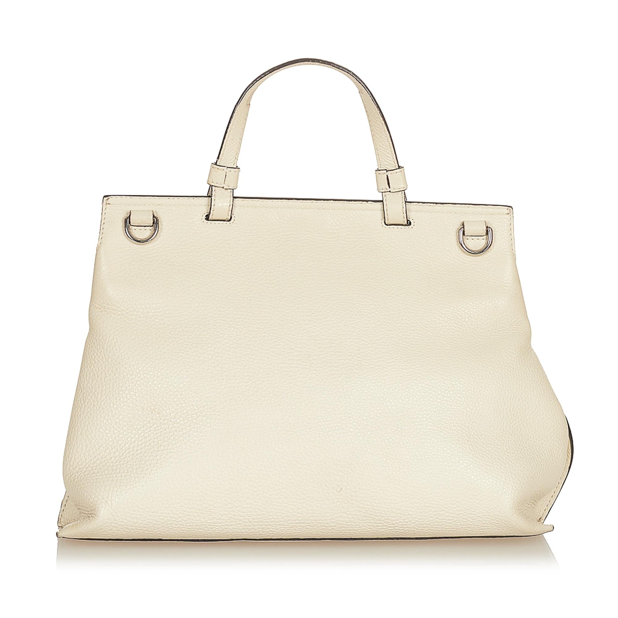 Gucci Bamboo Daily Leather Satchel (SHG-37757)