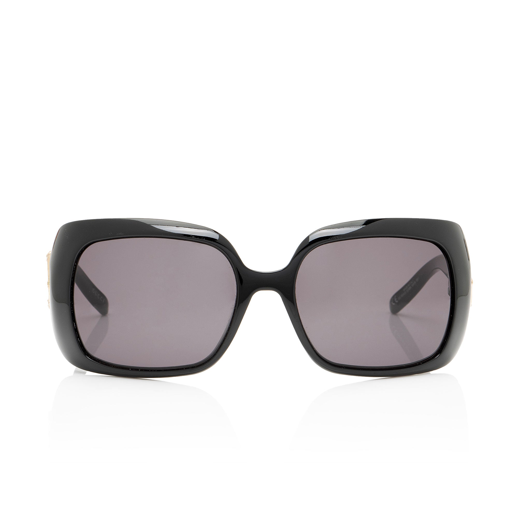 Gucci Bamboo Interlocking G Oversized Square Sunglasses