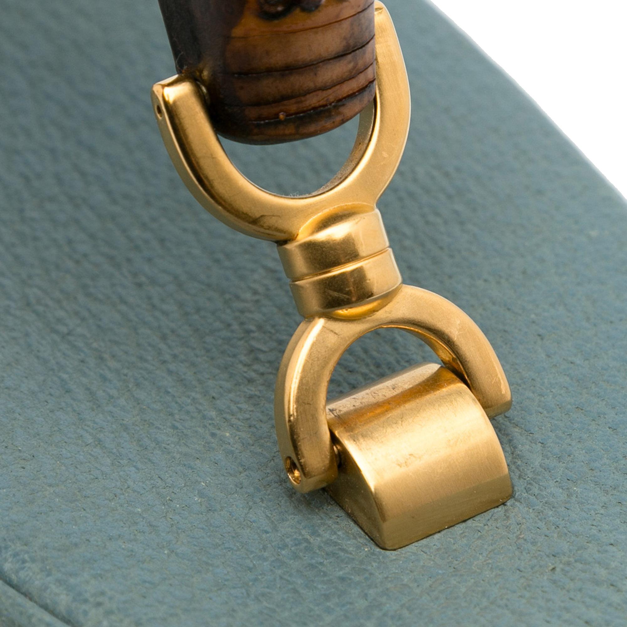 Gucci Bamboo Leather Vanity Bag (SHG-2XKgsO)