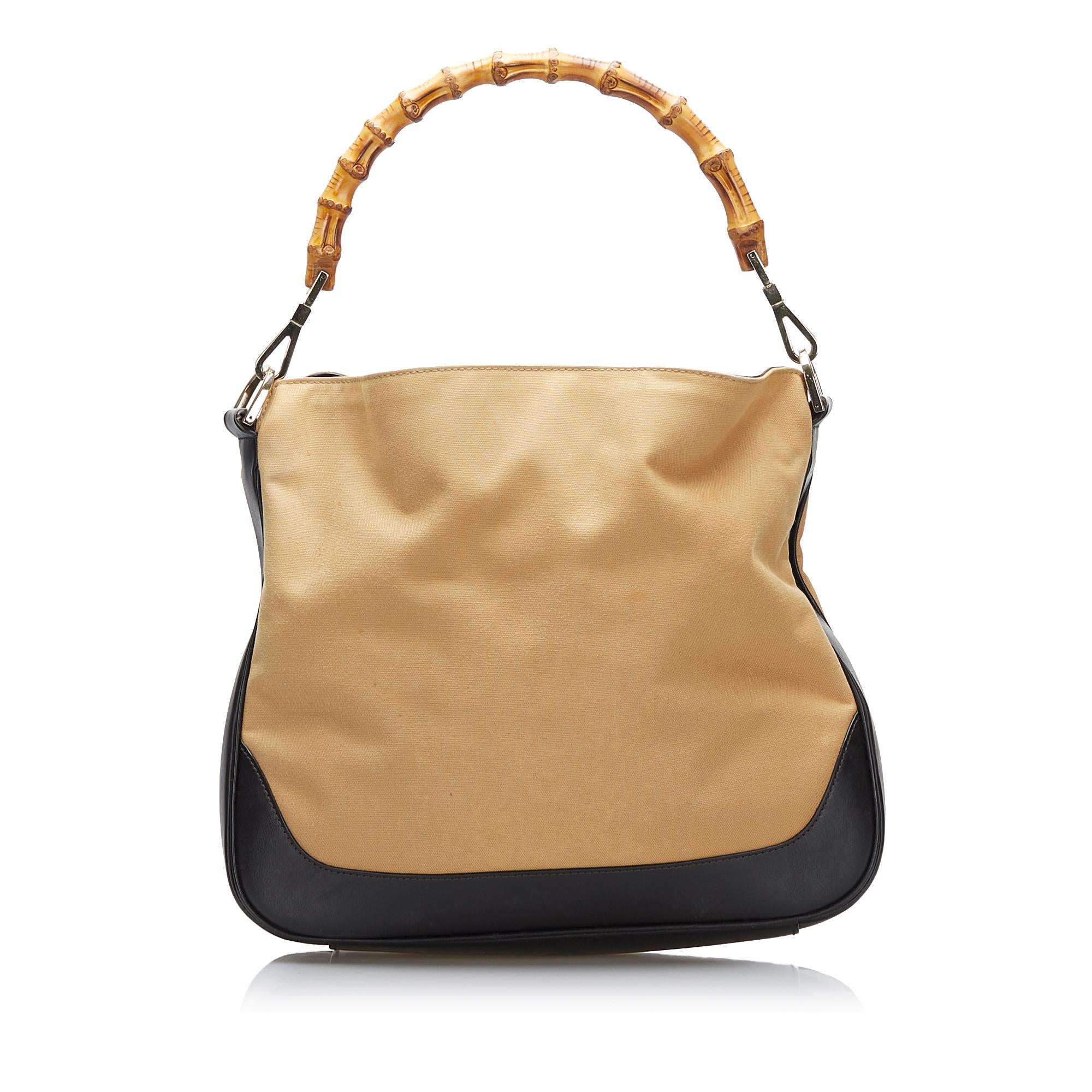 Gucci Bamboo Web Satchel (SHG-h6OTTp)