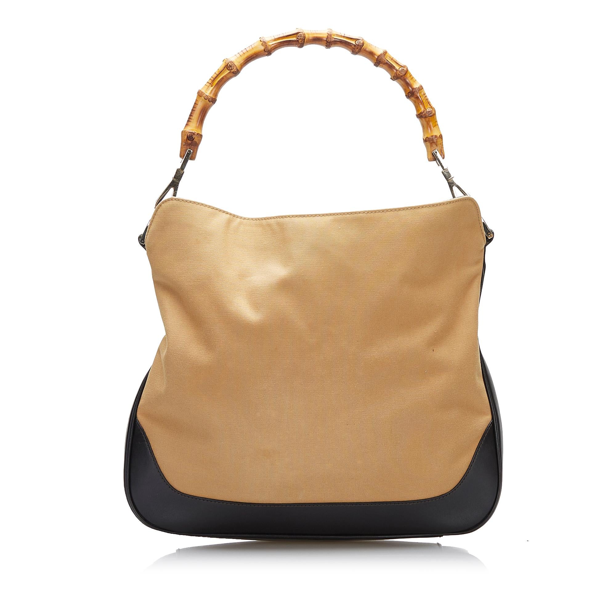 Gucci Bamboo Web Satchel (SHG-h6OTTp)