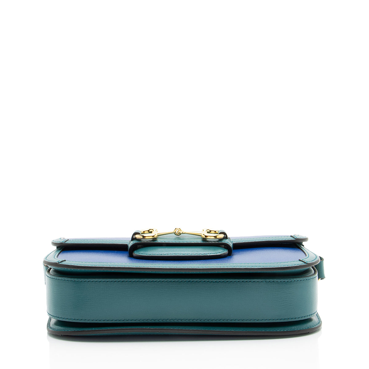 Gucci Bicolor Calfskin Horsebit 1955 Medium Shoulder Bag