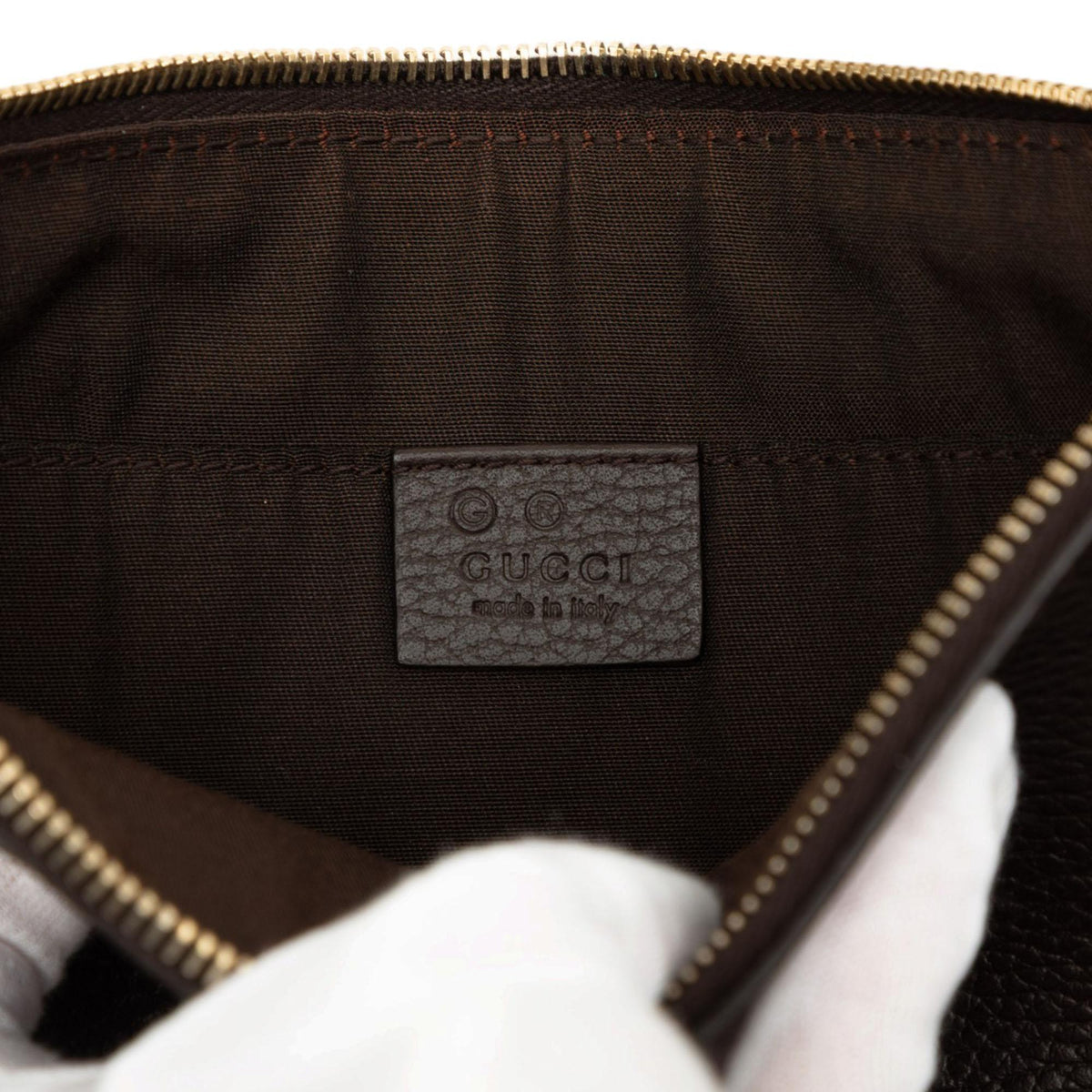 Gucci Calfskin Bamboo Clutch