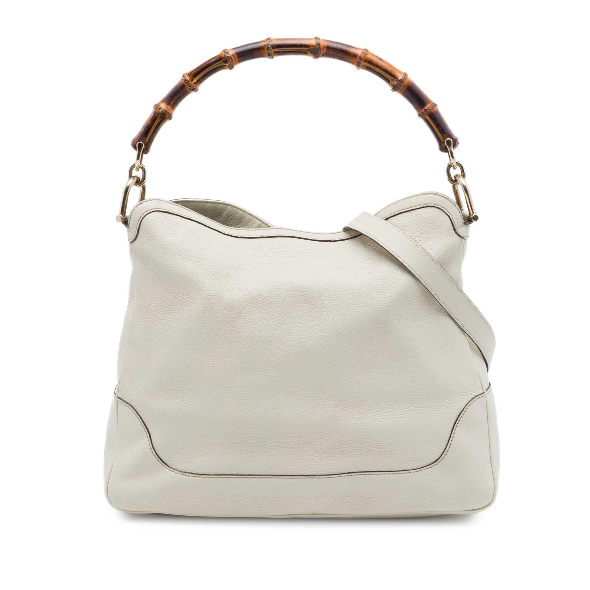 Gucci Calfskin Bamboo Diana Satchel
