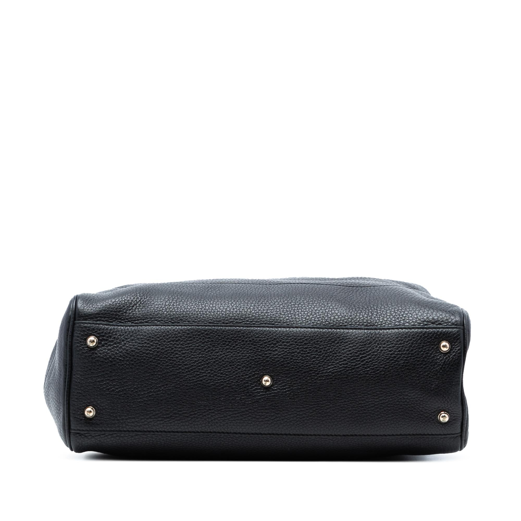 Gucci Calfskin Bamboo Diana Tote