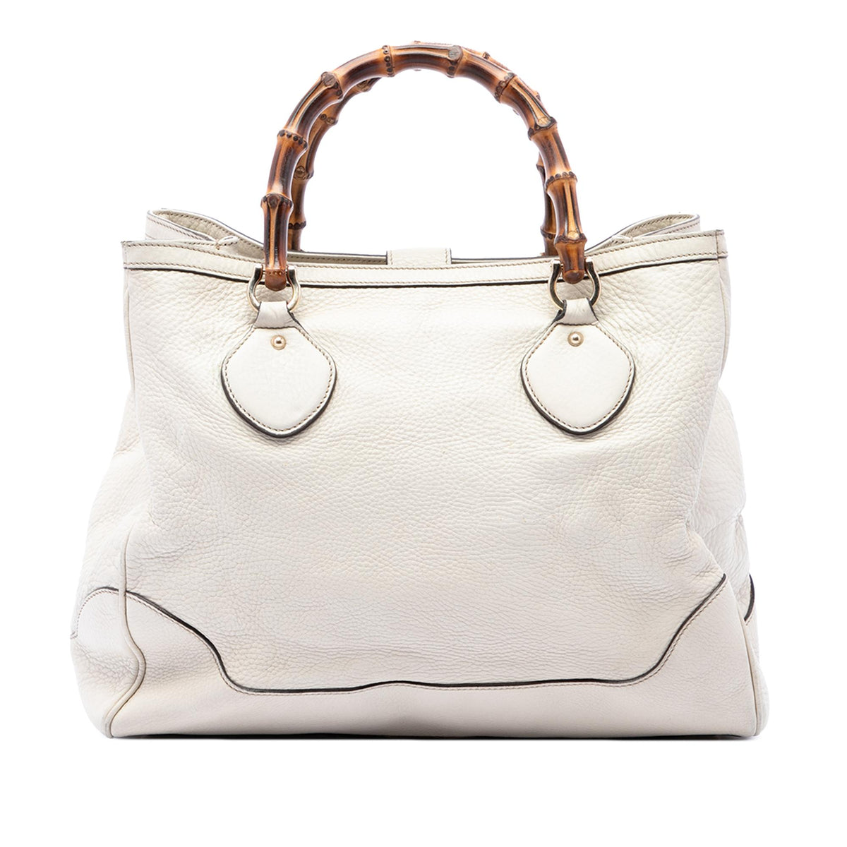 Gucci Calfskin Bamboo Diana Tote