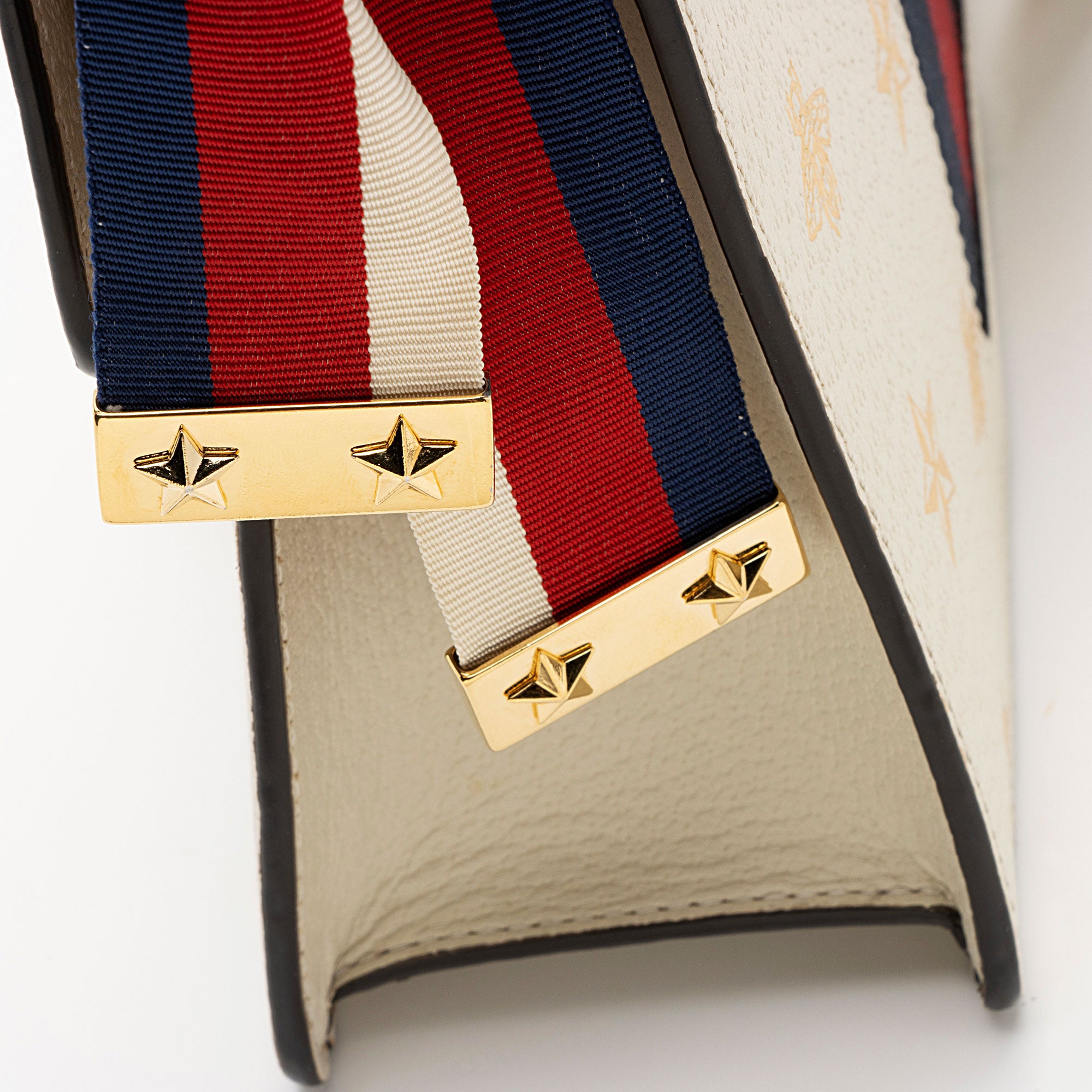 Gucci Calfskin Bee & Star Sylvie Small Shoulder Bag