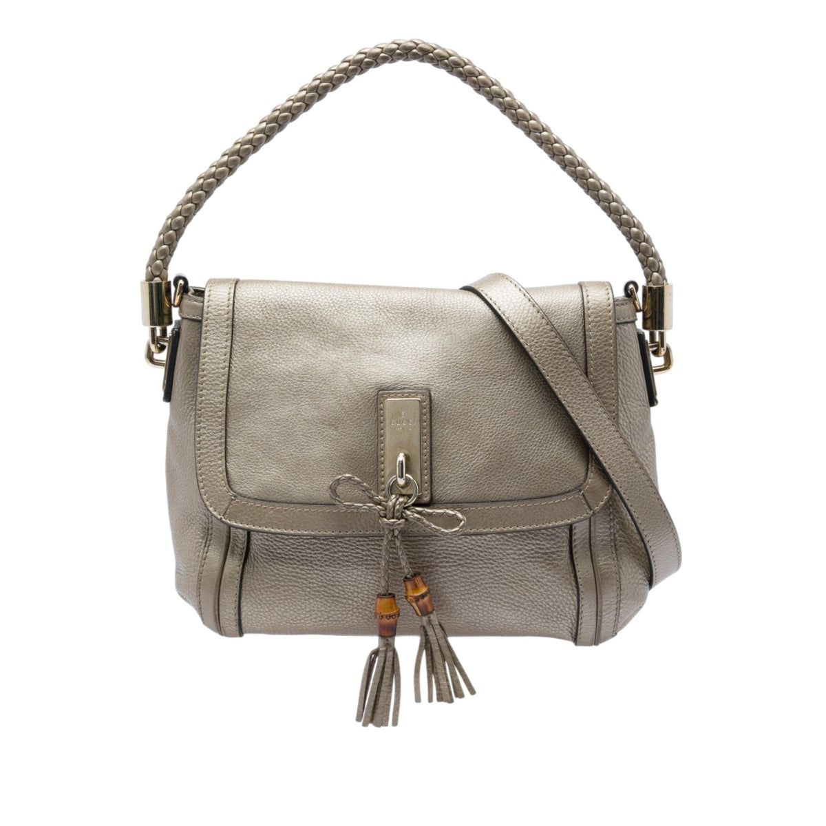 Gucci Calfskin Bella Flap Satchel
