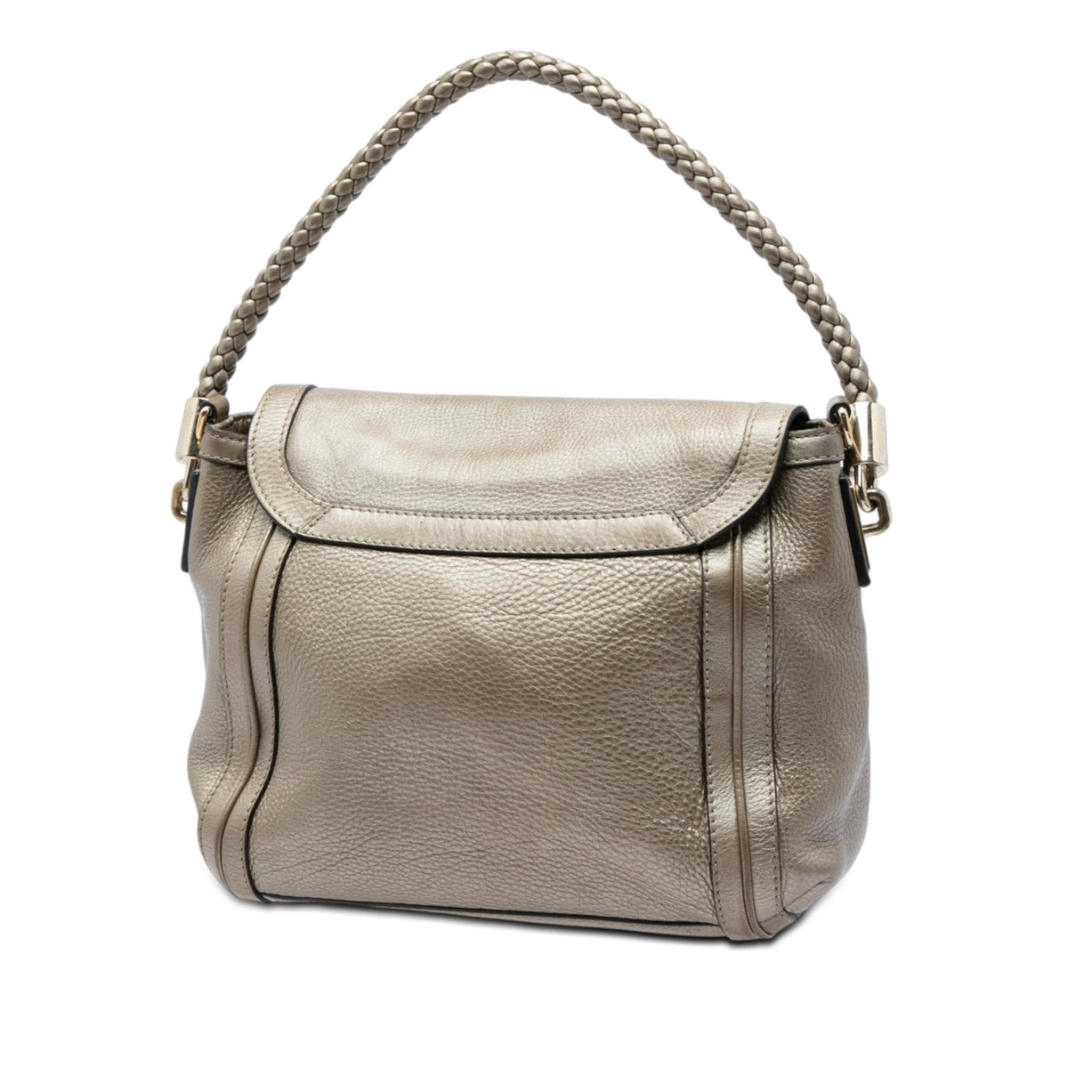 Gucci Calfskin Bella Flap Satchel