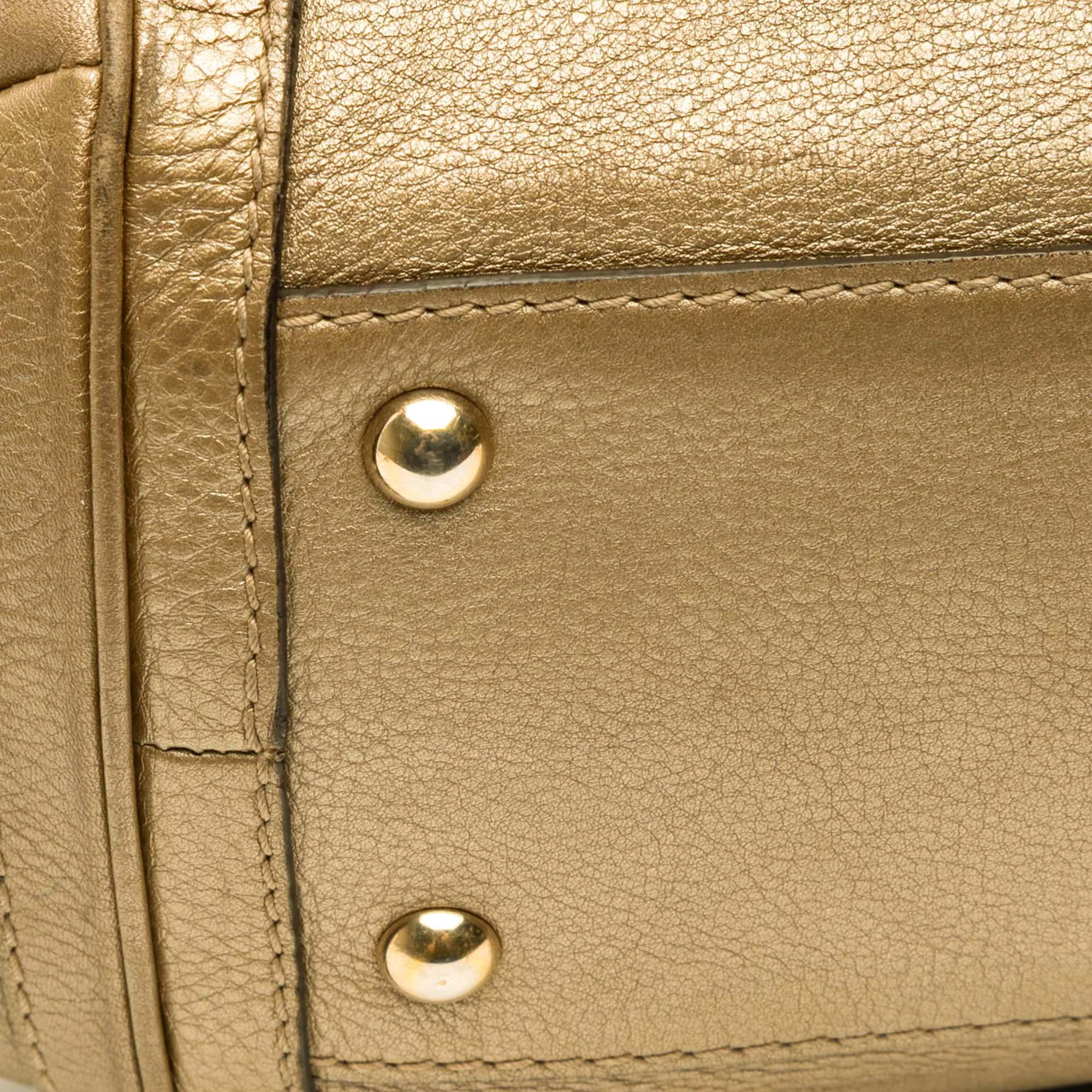 Gucci Calfskin Bella Satchel