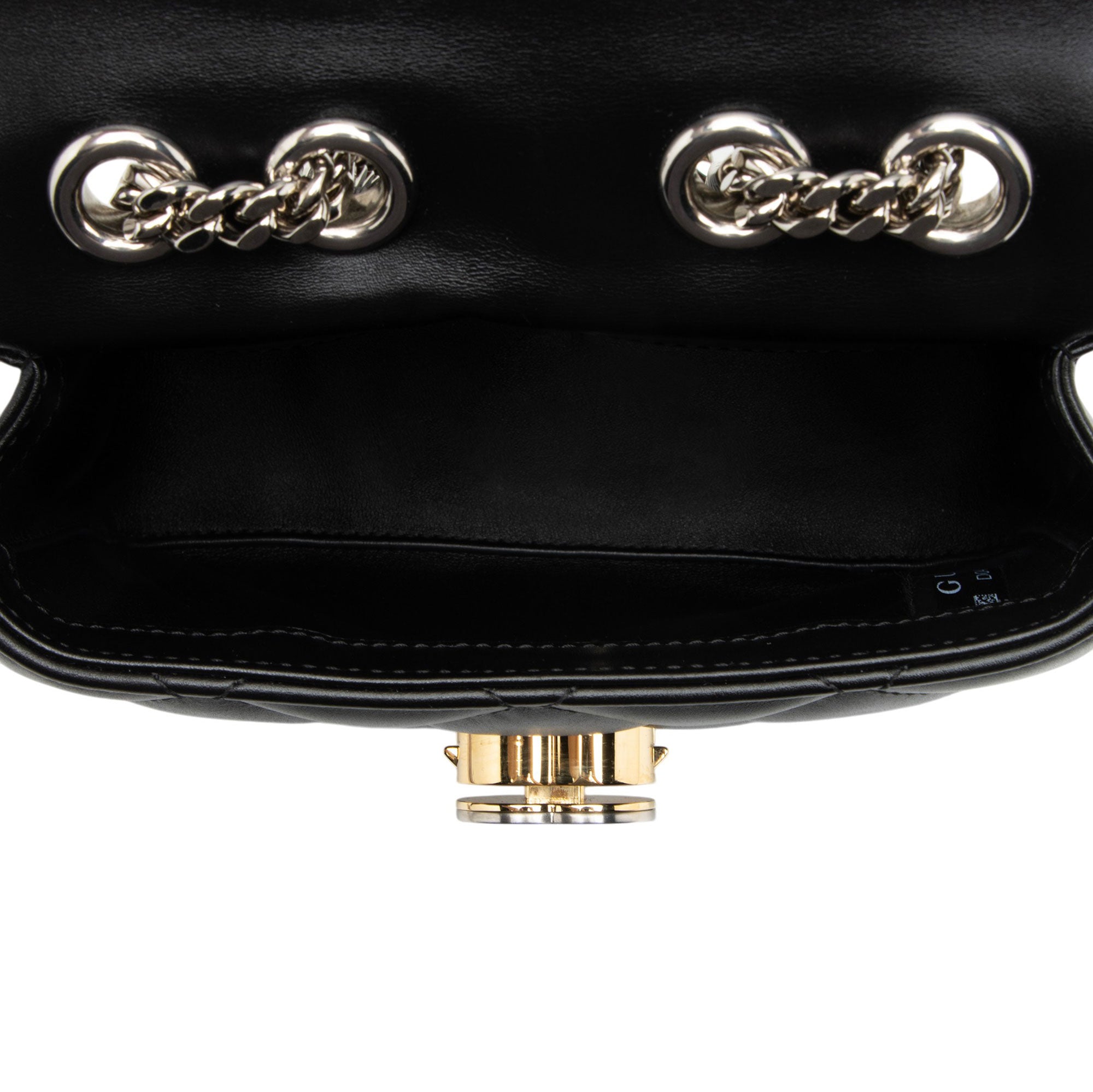 Gucci Calfskin Deco Mini Shoulder Bag