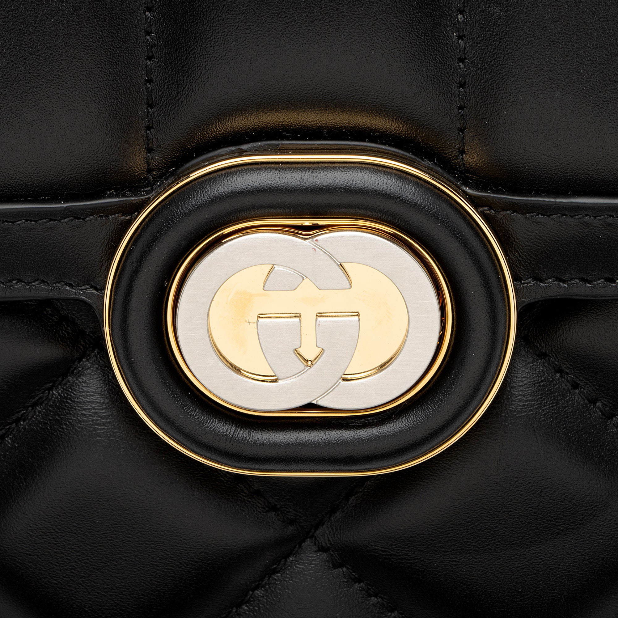 Gucci Calfskin Deco Small Shoulder Bag