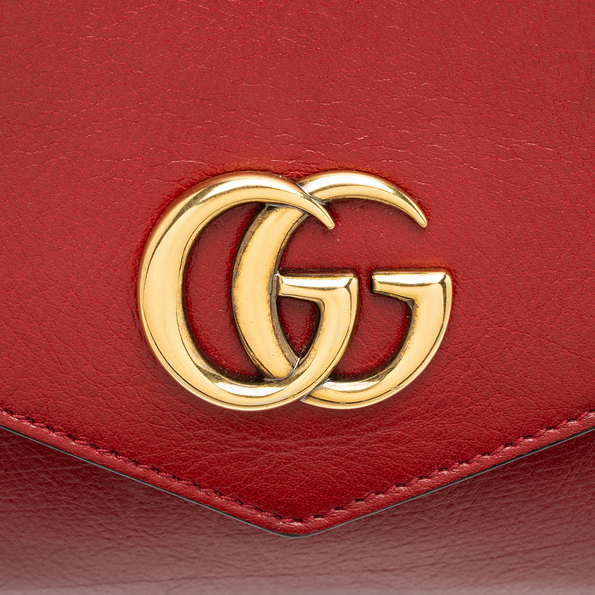 Gucci Calfskin Diagonal GG Thiara Double Shoulder Bag