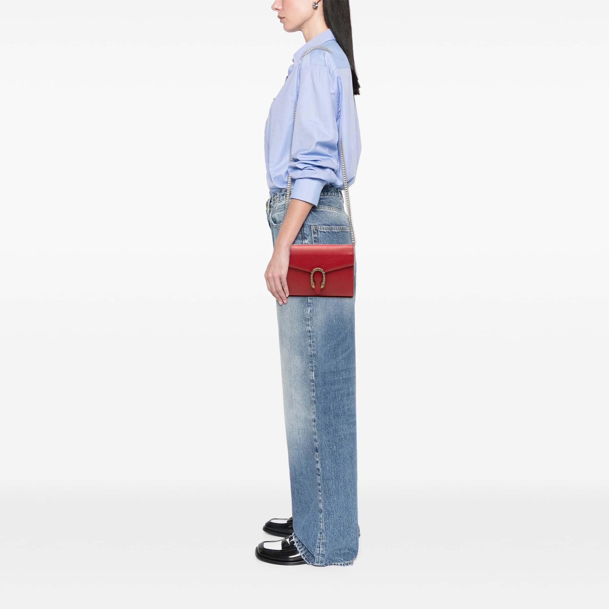 Gucci Calfskin Dionysus Wallet on Chain