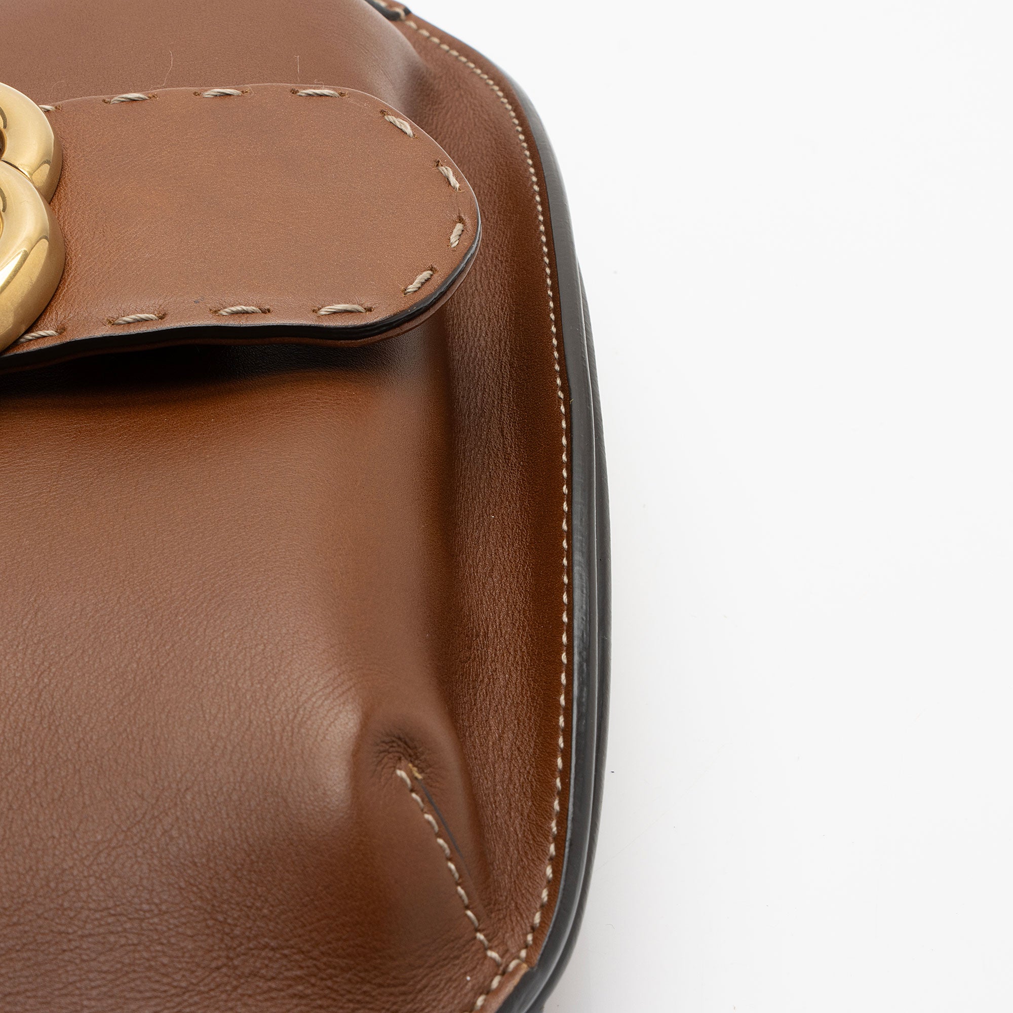 Gucci Calfskin GG Marmont Tiger Shoulder Bag