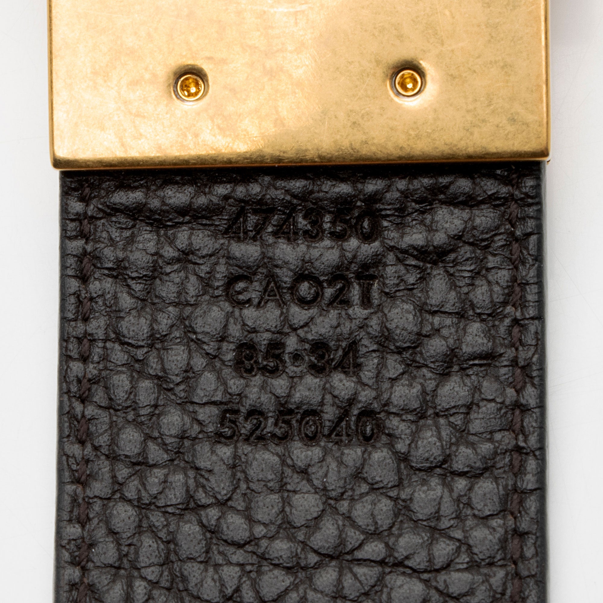 Gucci Leather GG Marmont Reversible Belt - Size 34 / 85