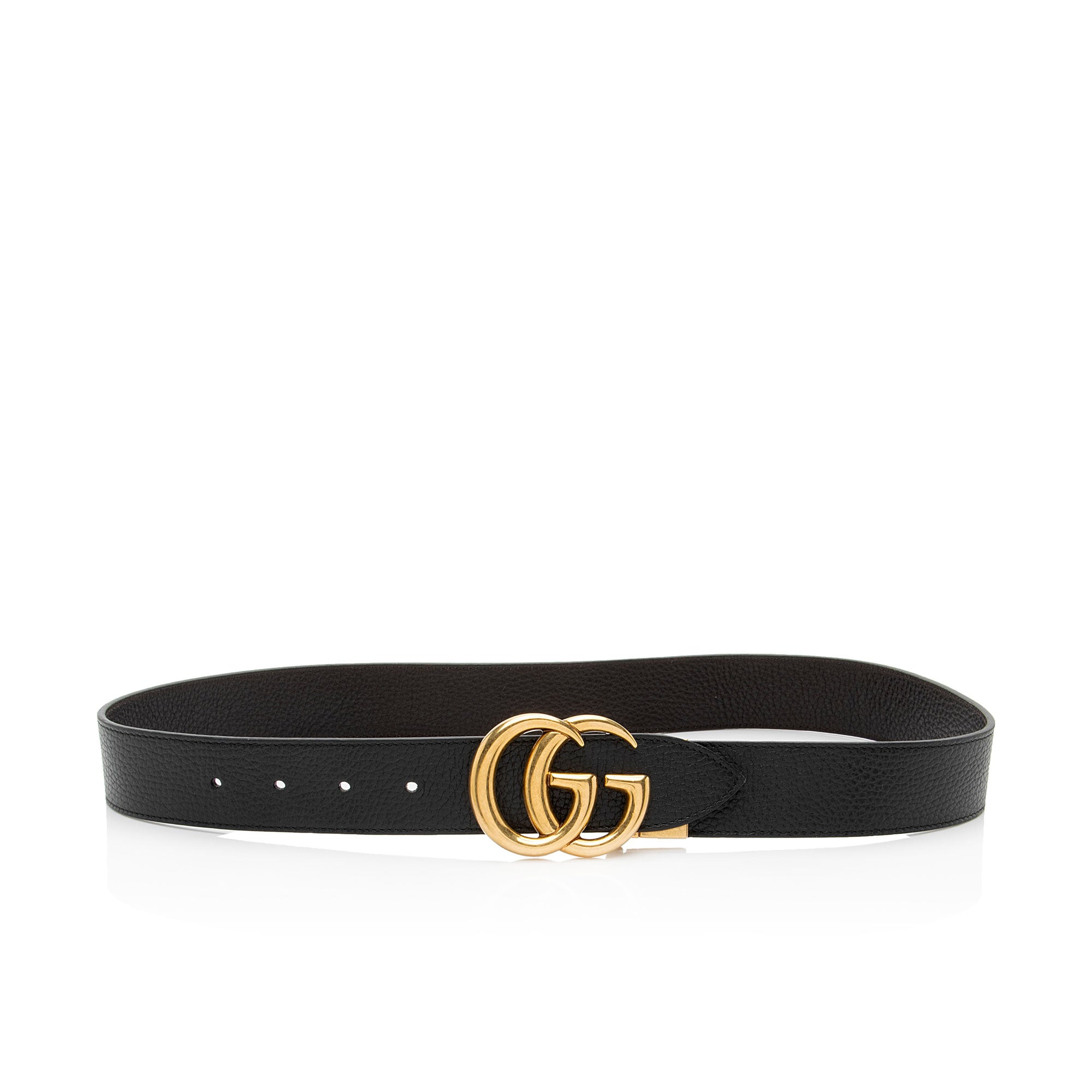 Gucci Leather GG Marmont Reversible Belt - Size 34 / 85