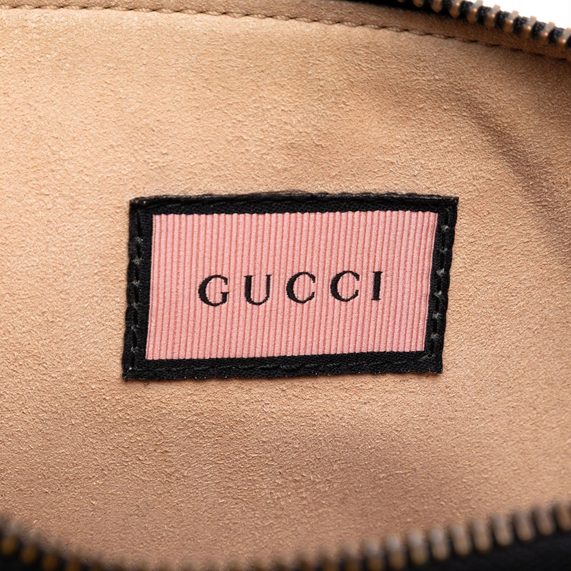 Gucci Calfskin Ghost Zip Clutch