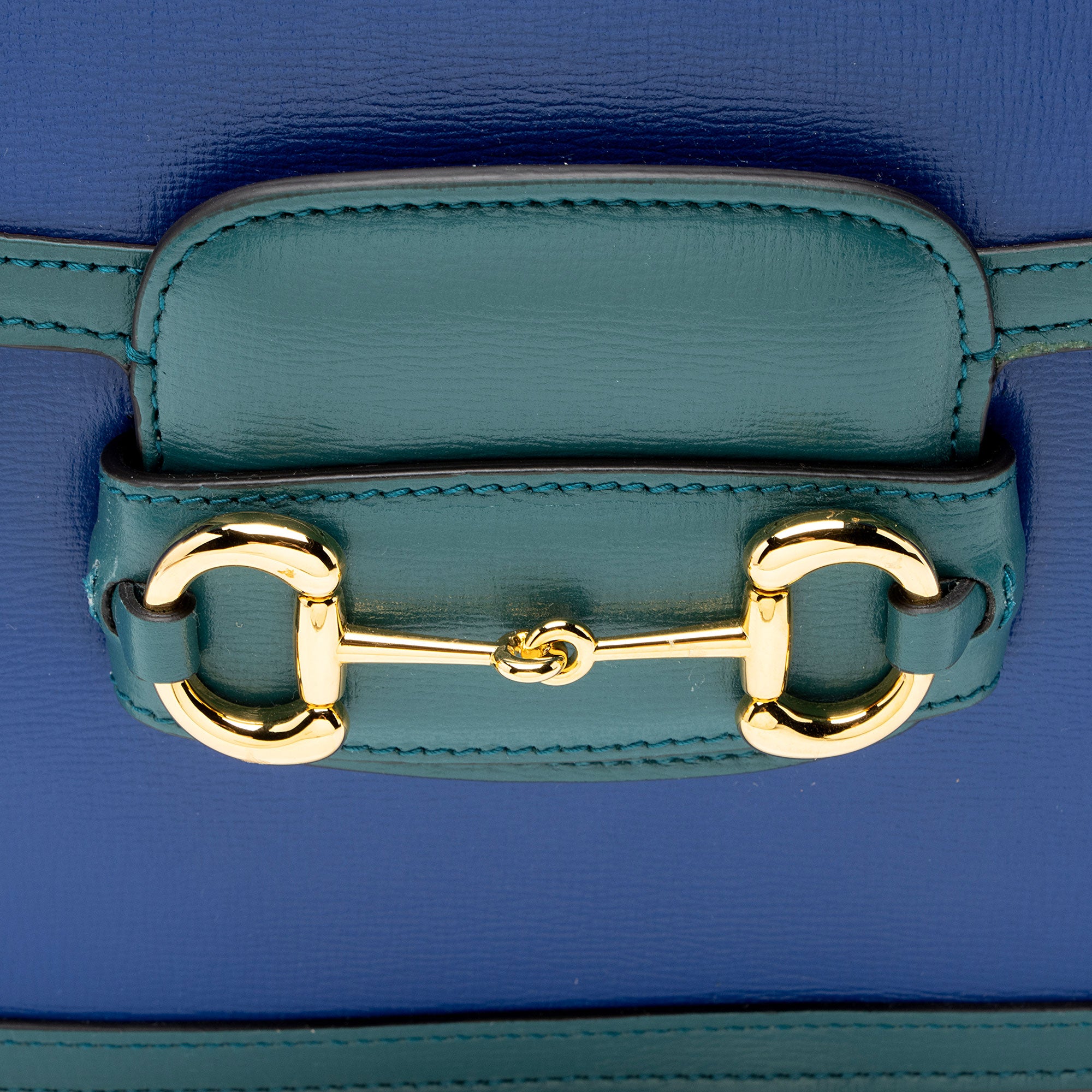 Gucci Calfskin Horsebit 1955 Bicolor Medium Shoulder Bag