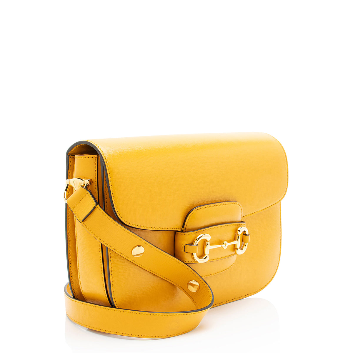 Gucci Calfskin Horsebit 1955 Medium Flap Shoulder Bag