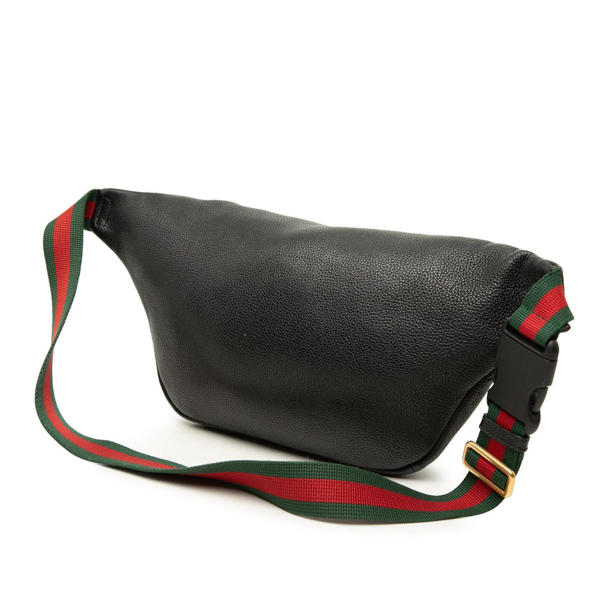 Gucci Calfskin Logo Web Belt Bag