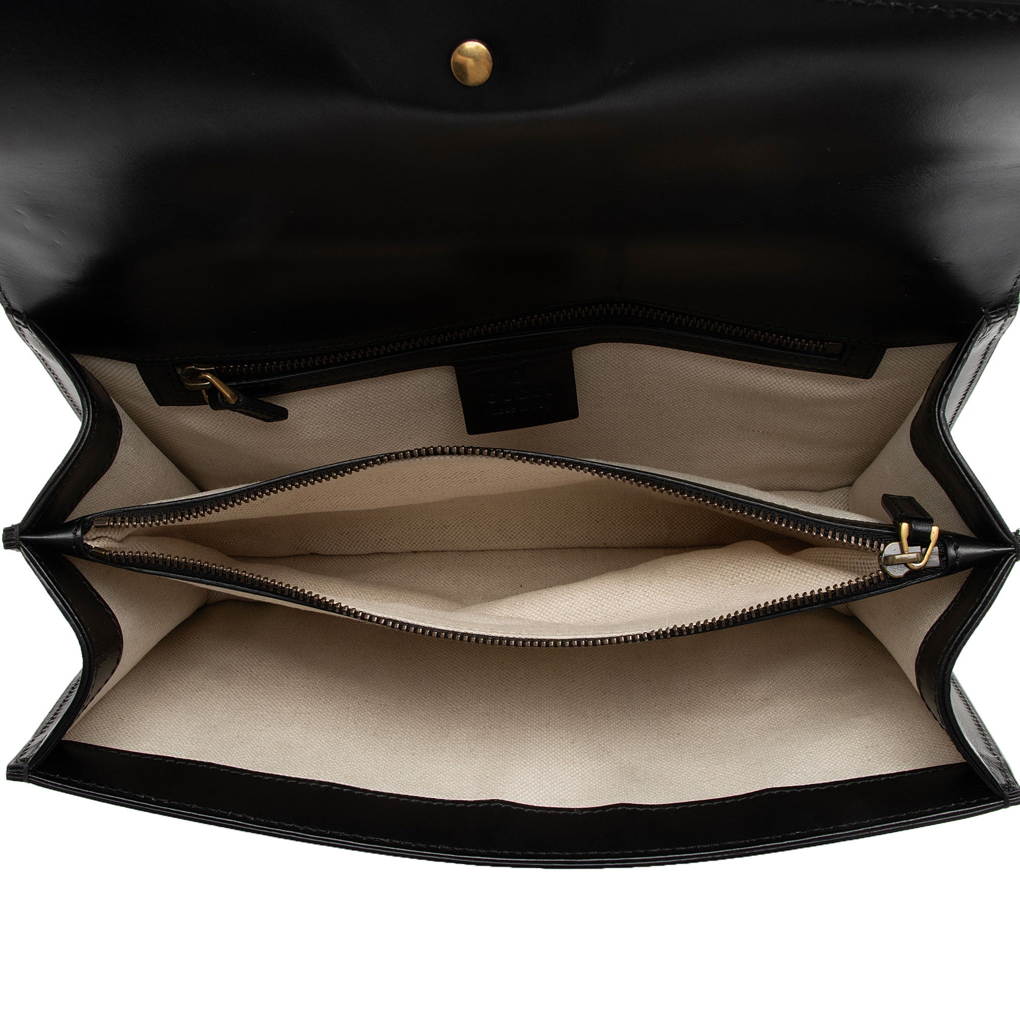 Gucci Calfskin Malaga Kid Heart GG Marmont Medium Flap Bag