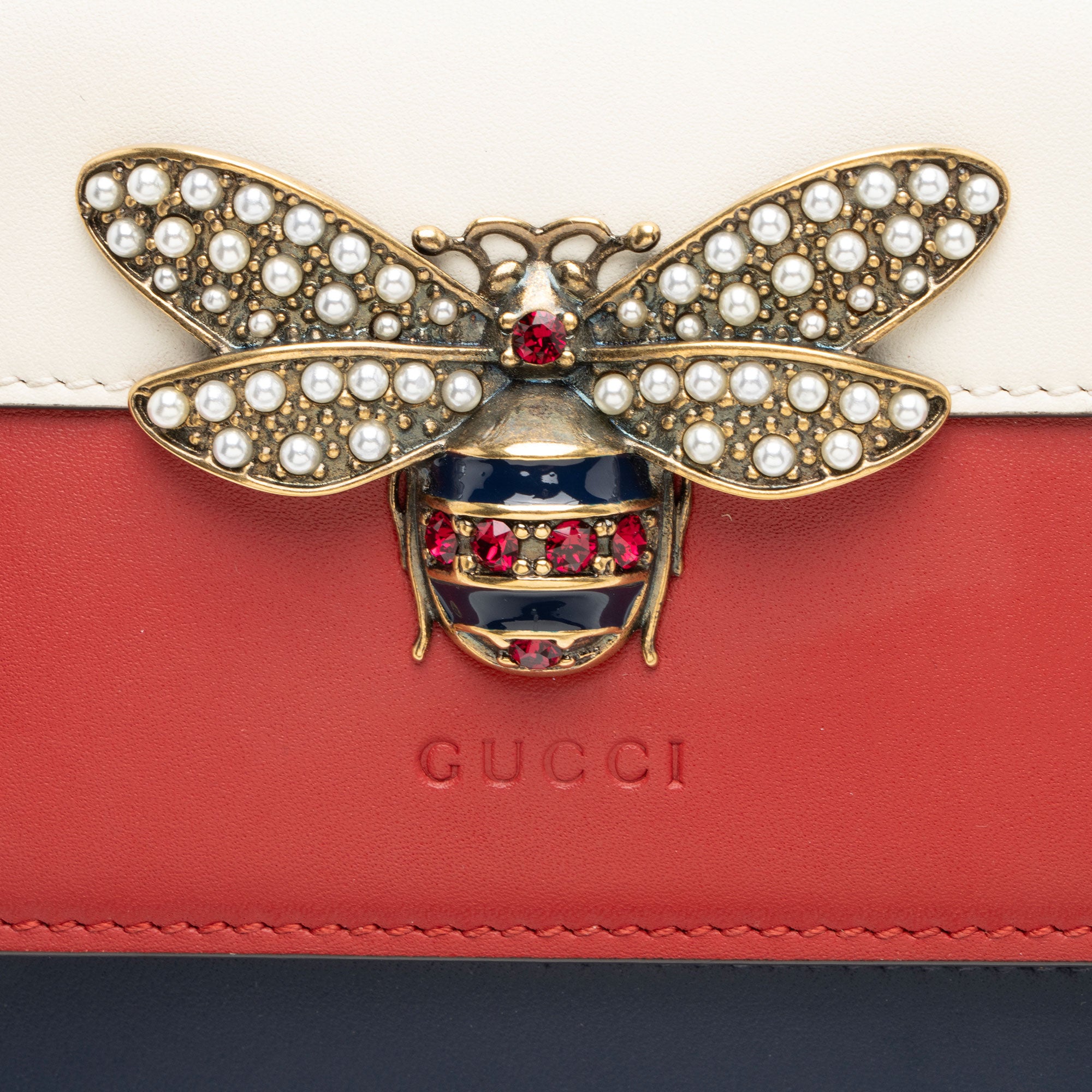 Gucci Calfskin Queen Margaret Wallet on Chain