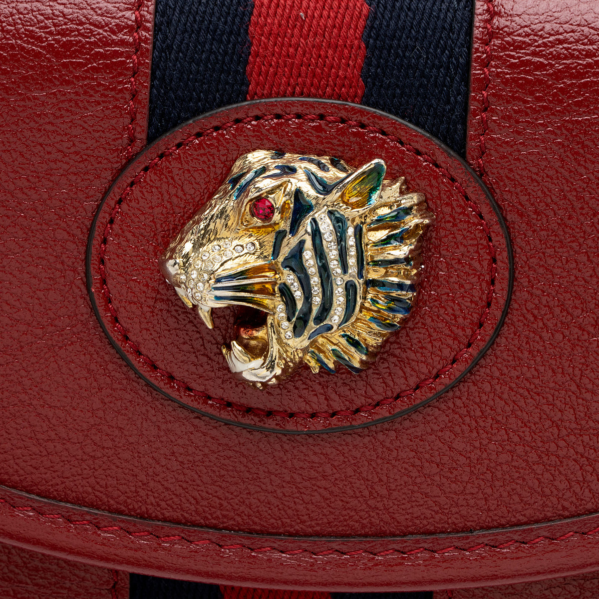 Gucci Calfskin Rajah Mini Flap Bag