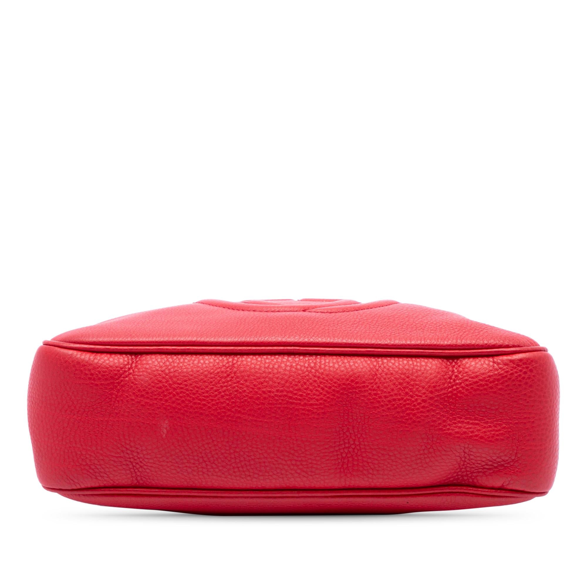 Gucci Calfskin Soho Chain Zip Shoulder Bag