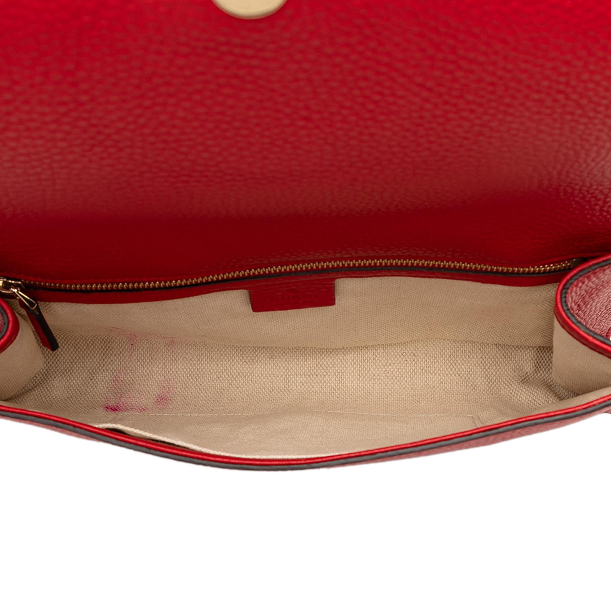 Gucci Calfskin Soho Disco Clutch