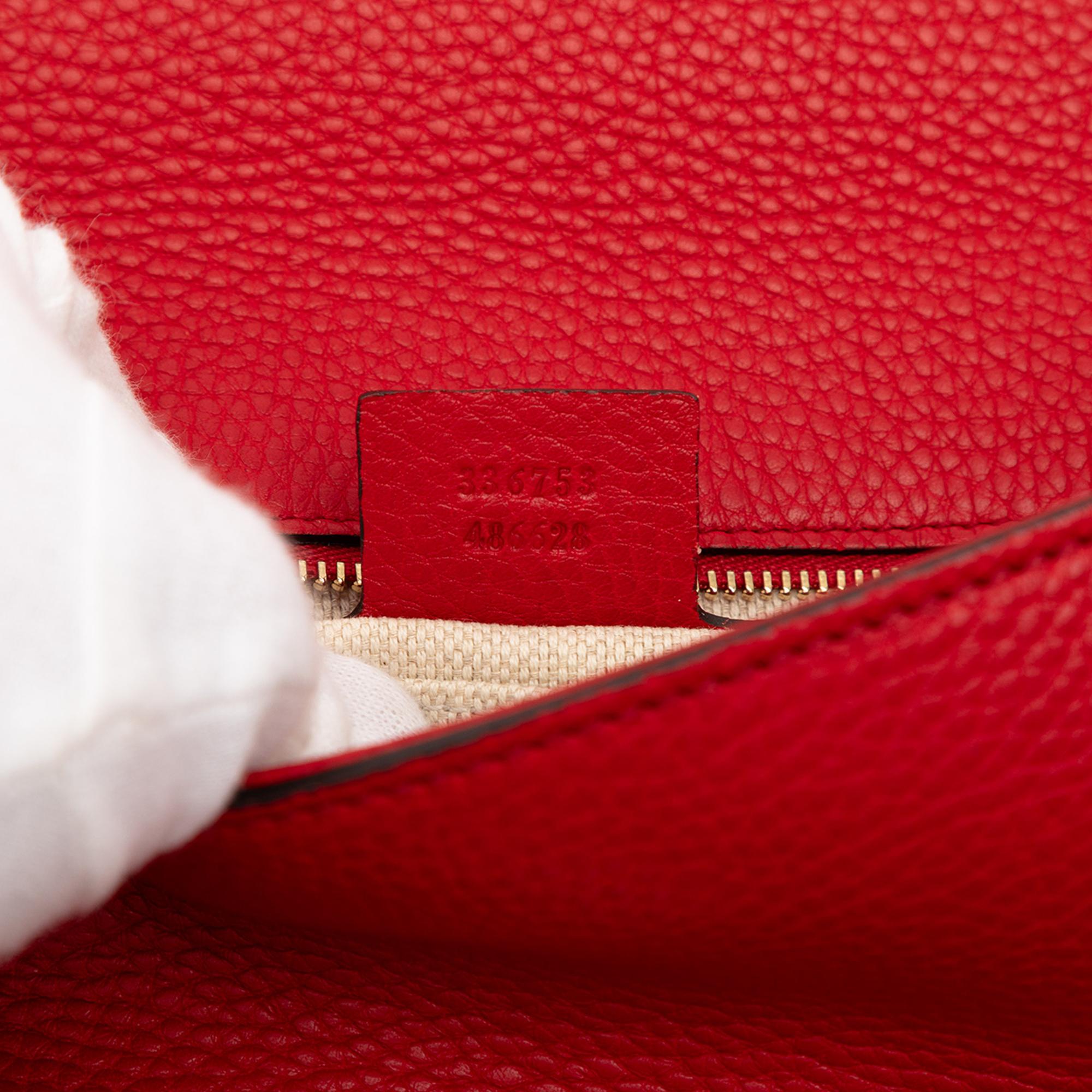 Gucci Calfskin Soho Disco Clutch