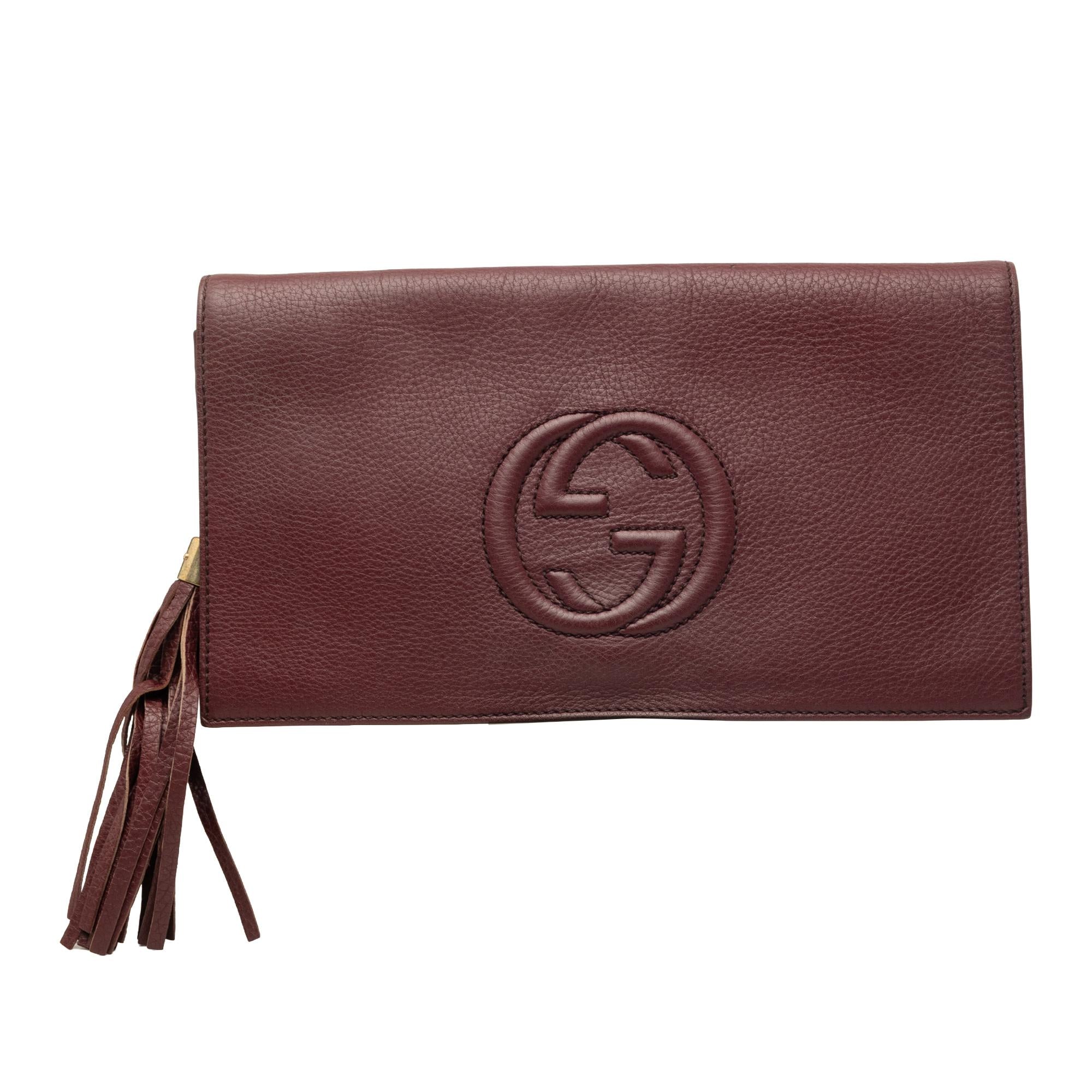 Gucci Calfskin Soho Disco Clutch