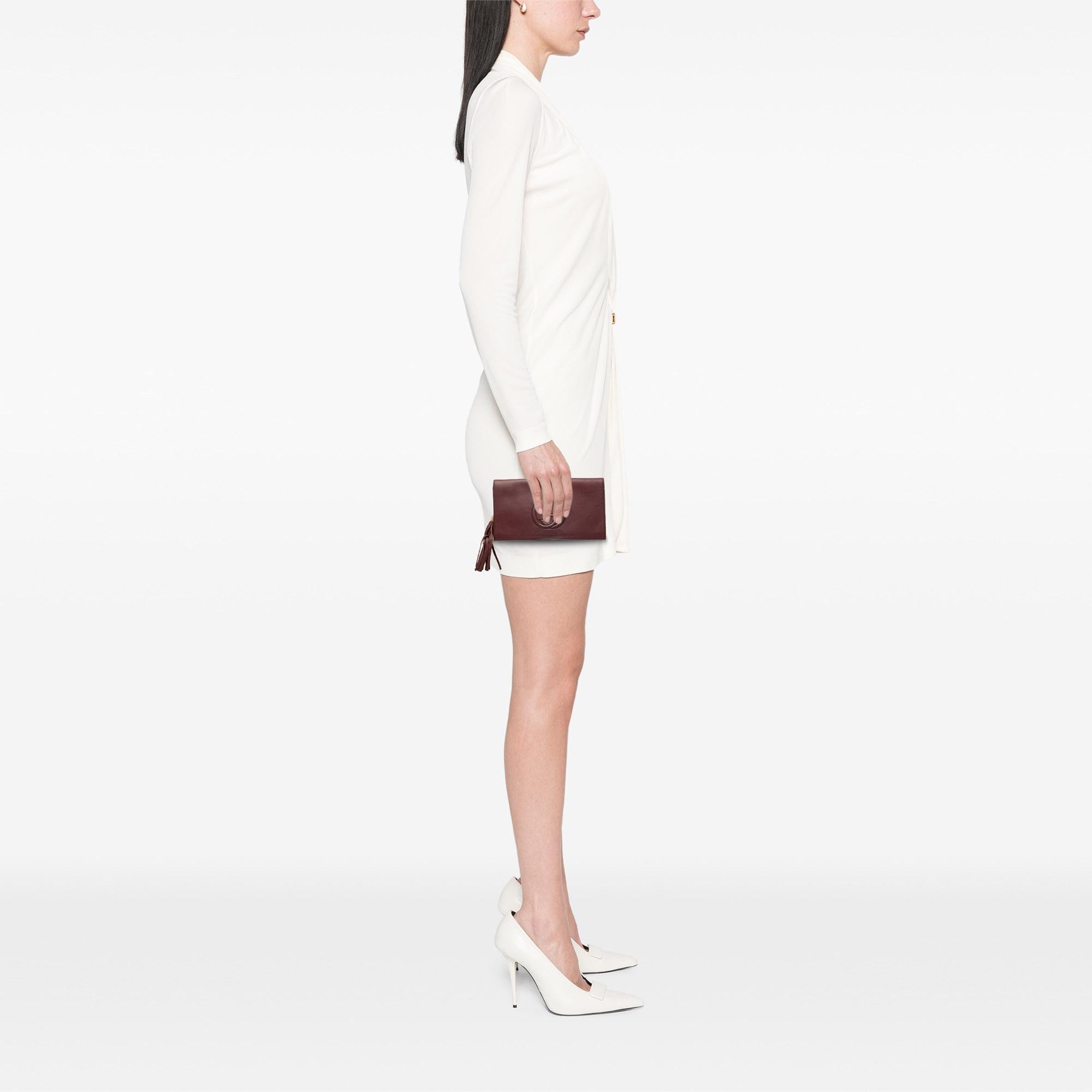 Gucci Calfskin Soho Disco Clutch