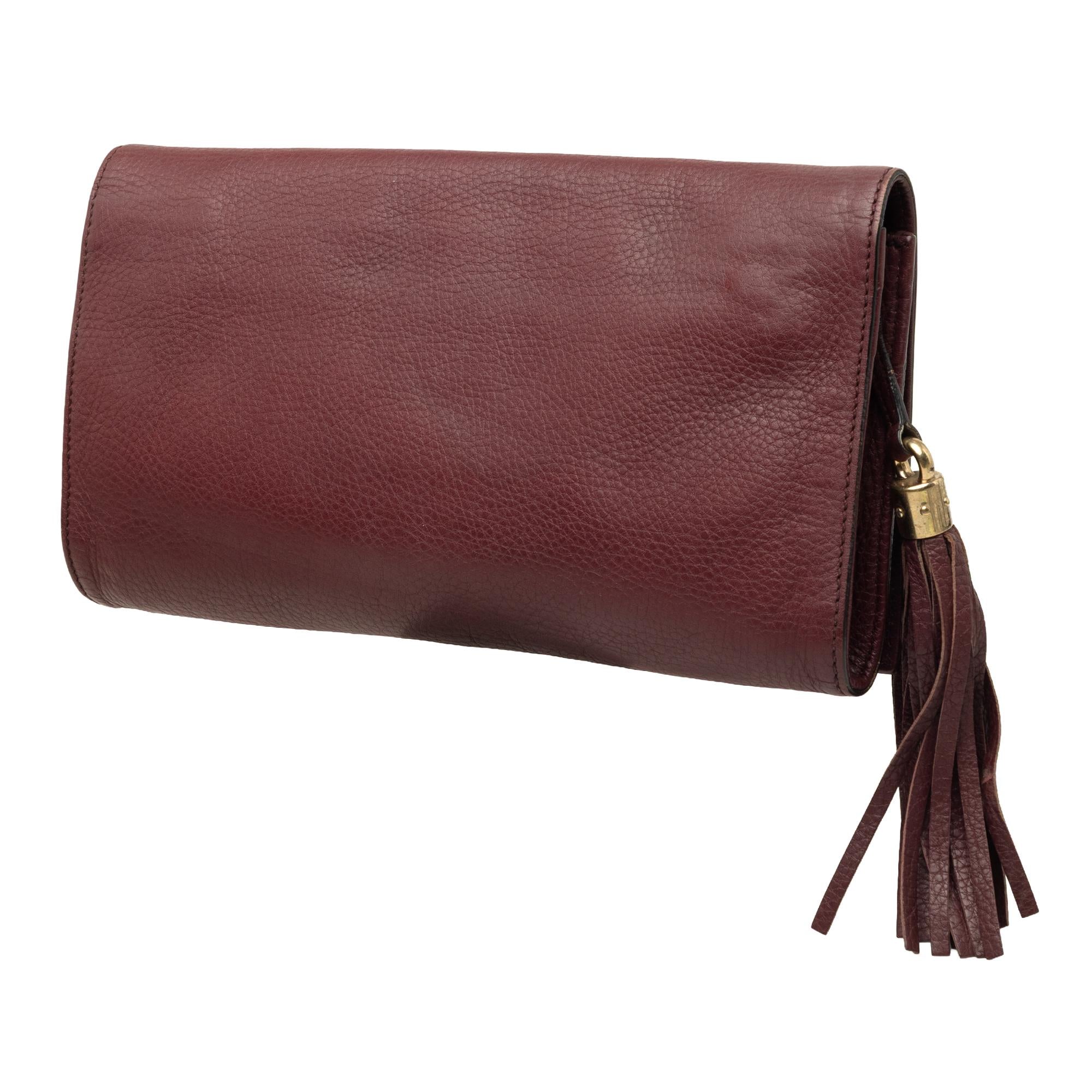 Gucci Calfskin Soho Disco Clutch