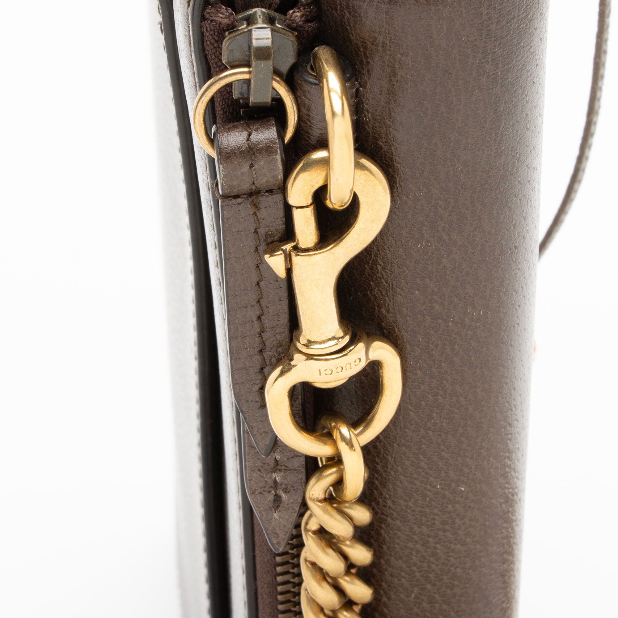 Gucci Calfskin Web Animalier Shoulder Bag