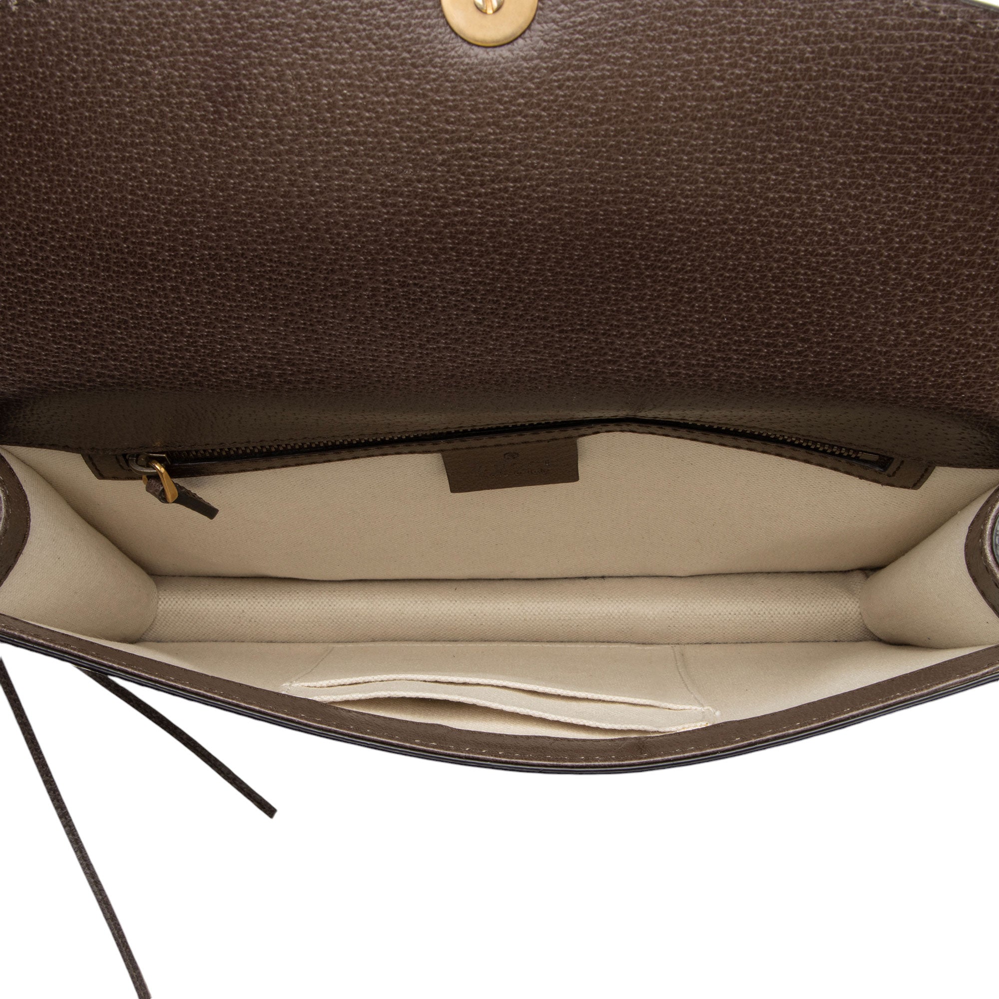 Gucci Calfskin Web Animalier Shoulder Bag