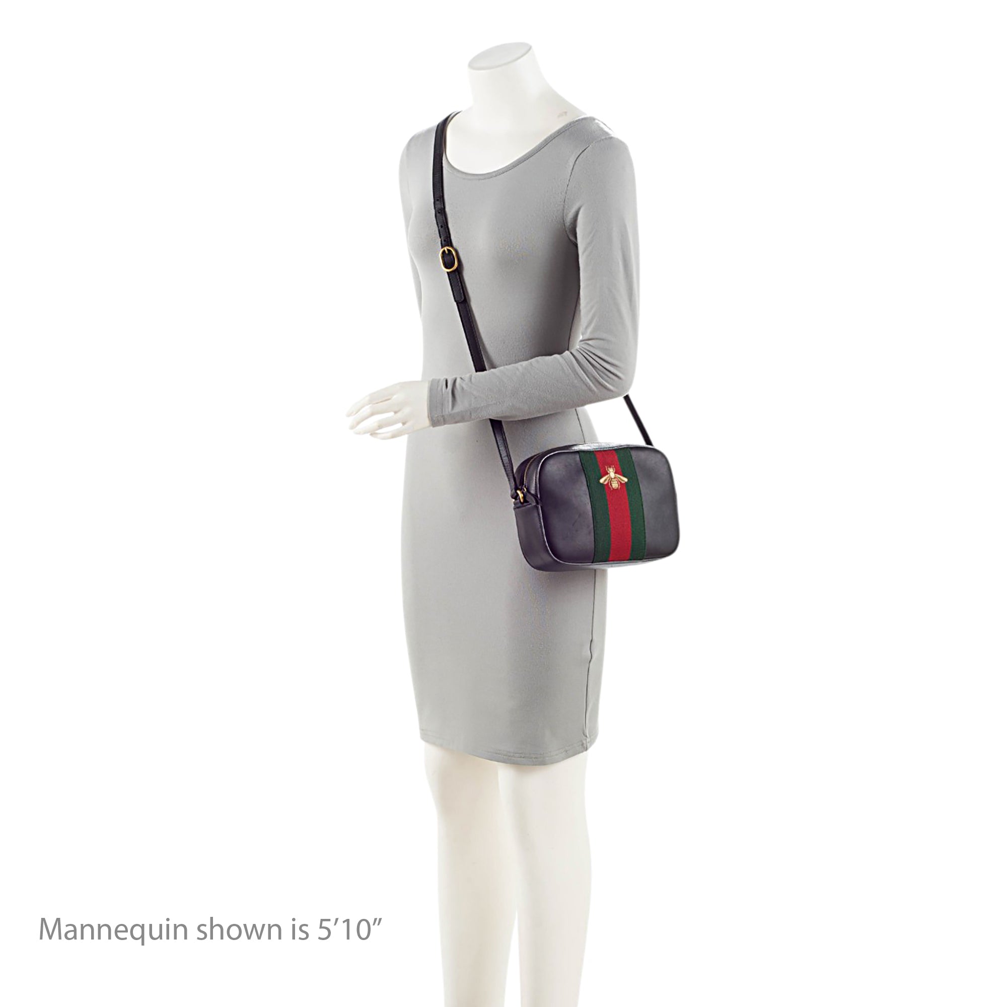 Gucci Calfskin Webby Bee Small Camera Bag