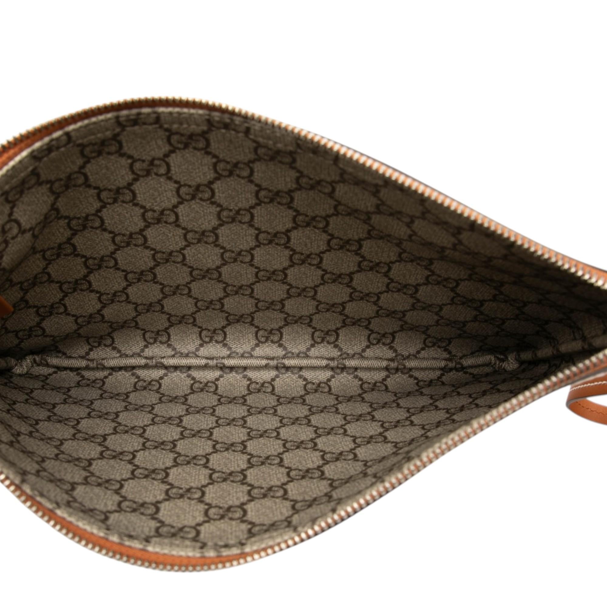 Gucci Canvas Logo Clutch
