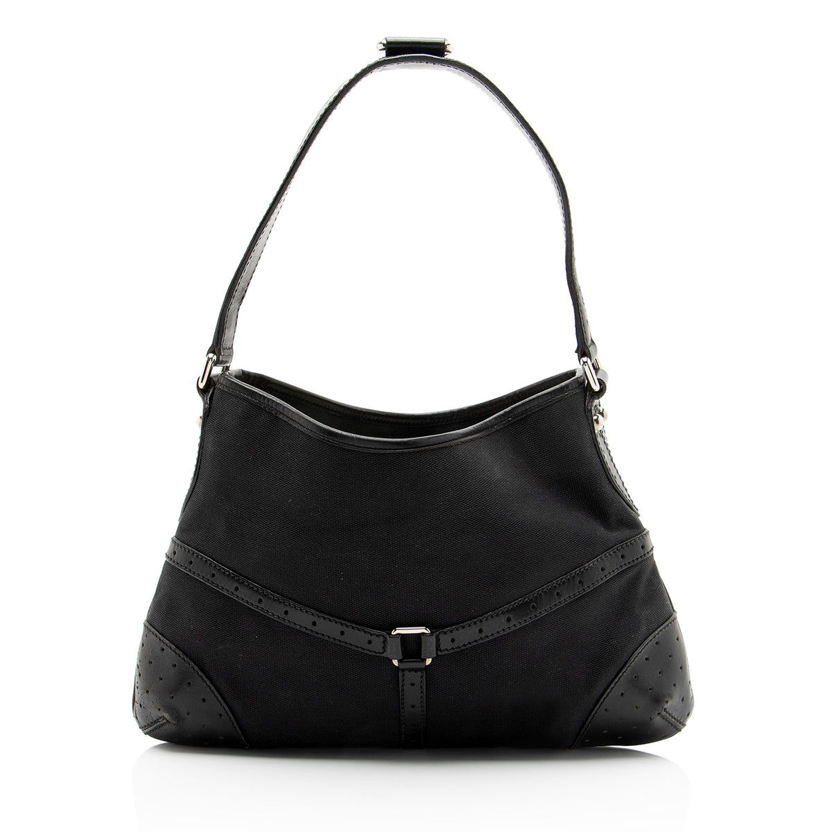 Gucci Canvas Reins Medium Shoulder Bag