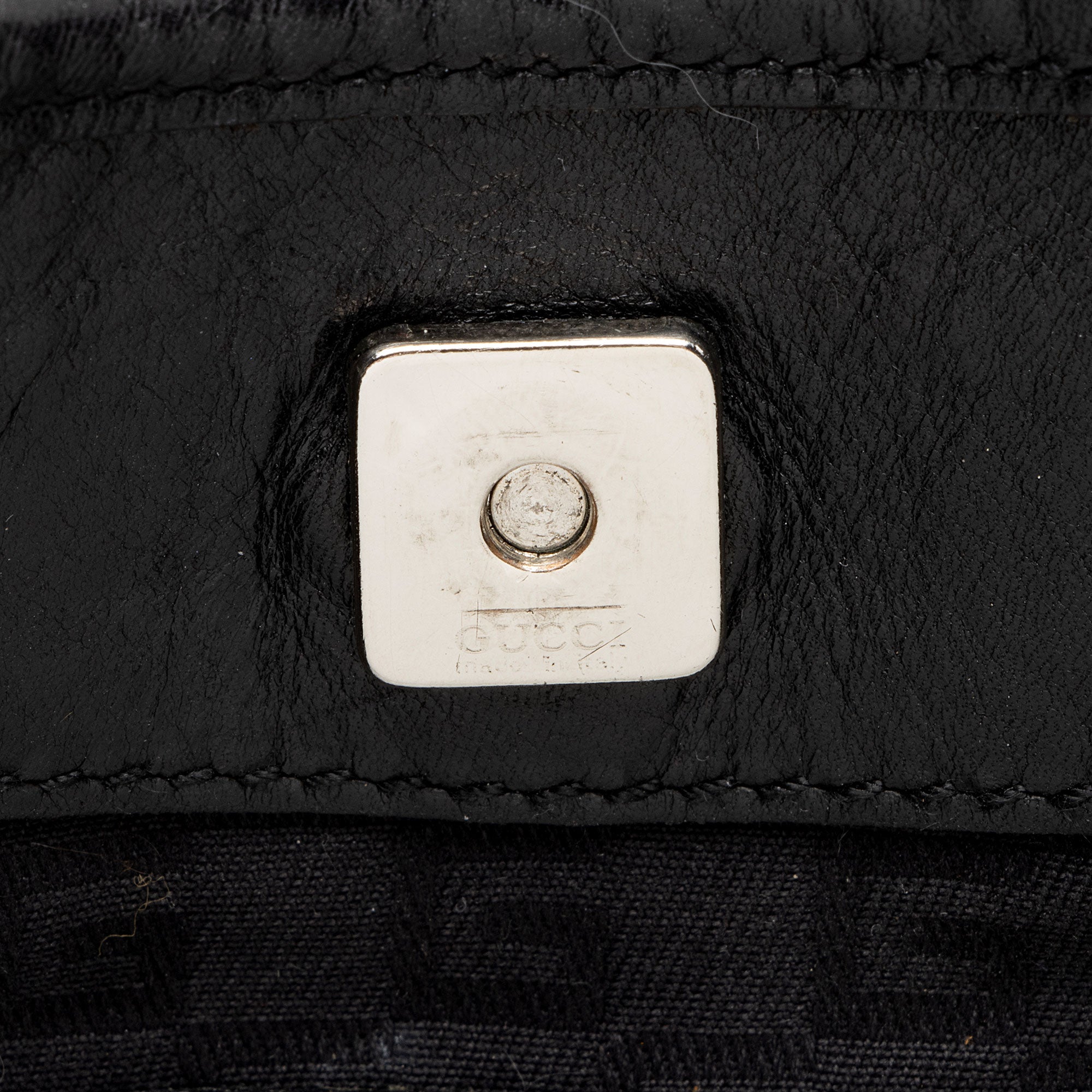 Gucci Canvas Reins Medium Shoulder Bag