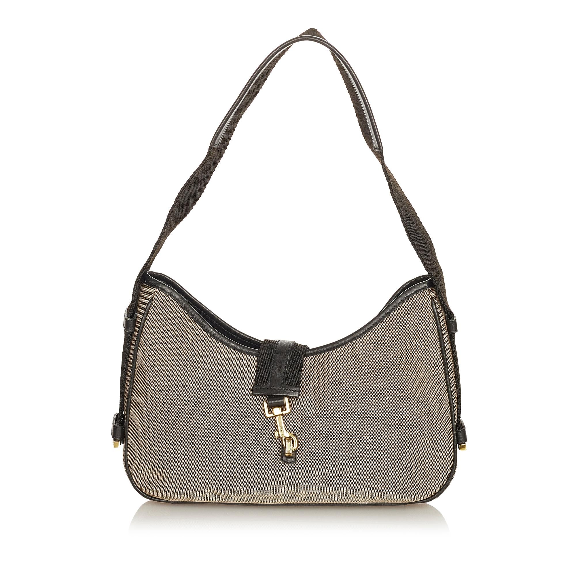 Gucci Canvas Shoulder Bag (SHG-31646)