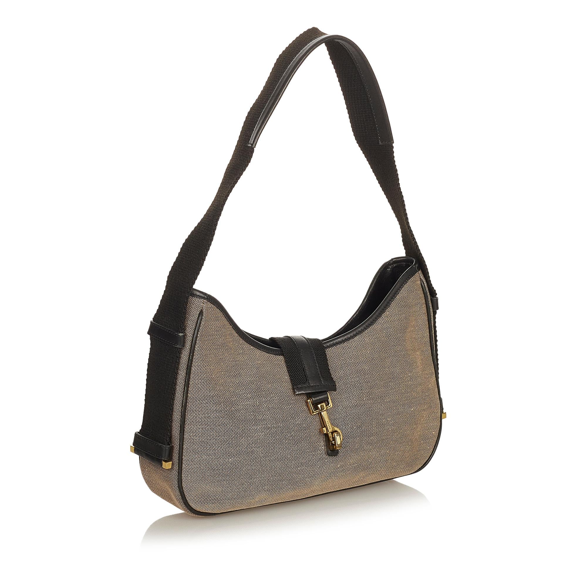 Gucci Canvas Shoulder Bag (SHG-31646)