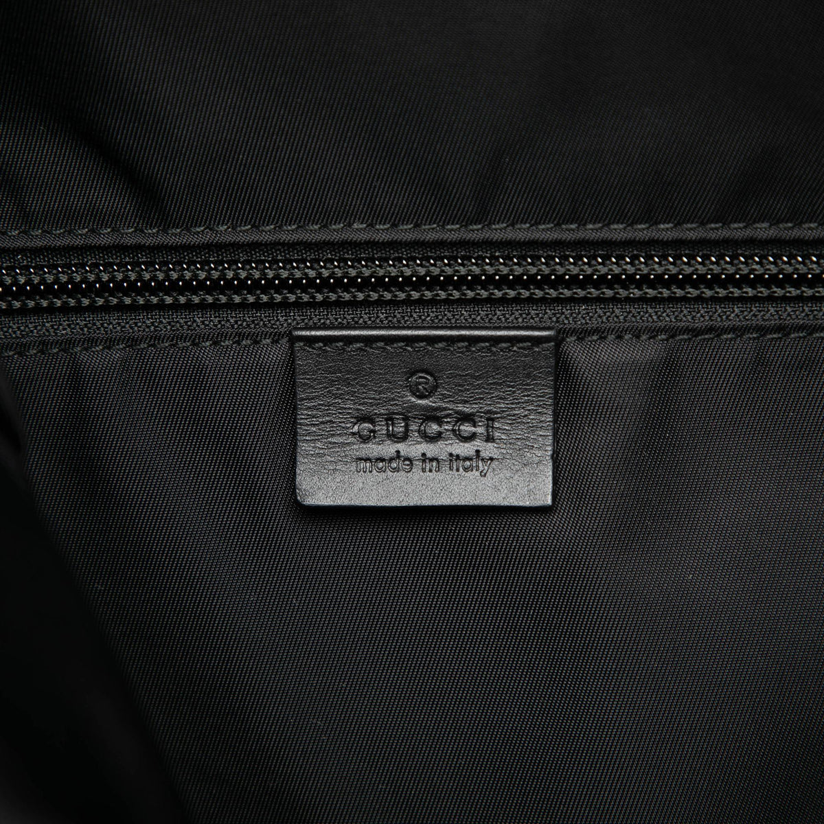 Gucci Canvas Techno Web Fold Over Backpack