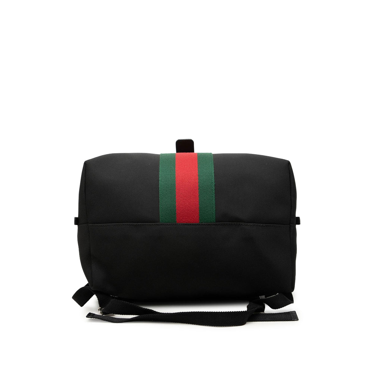 Gucci Canvas Techno Web Fold Over Backpack
