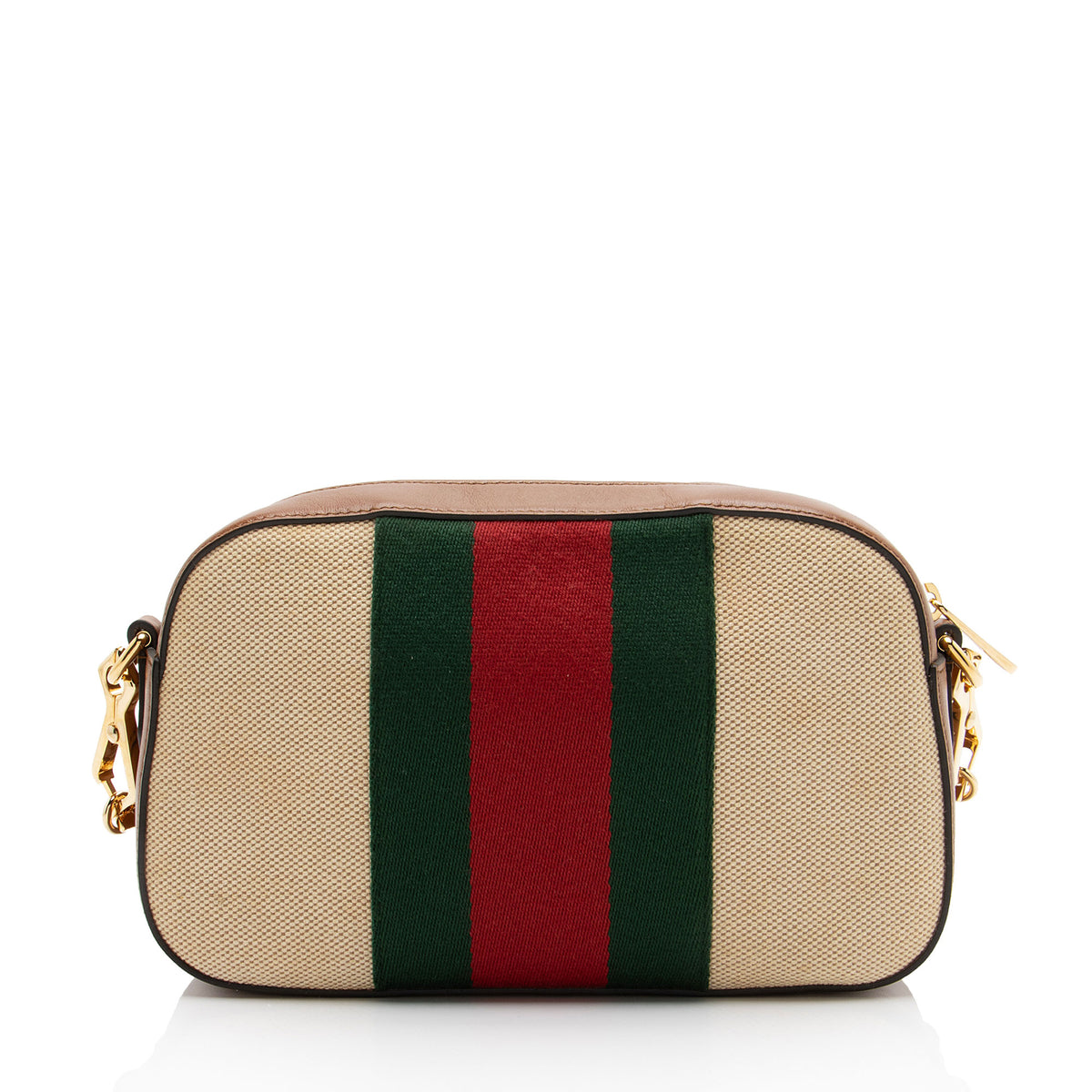Gucci Canvas Vintage Web Camera Bag