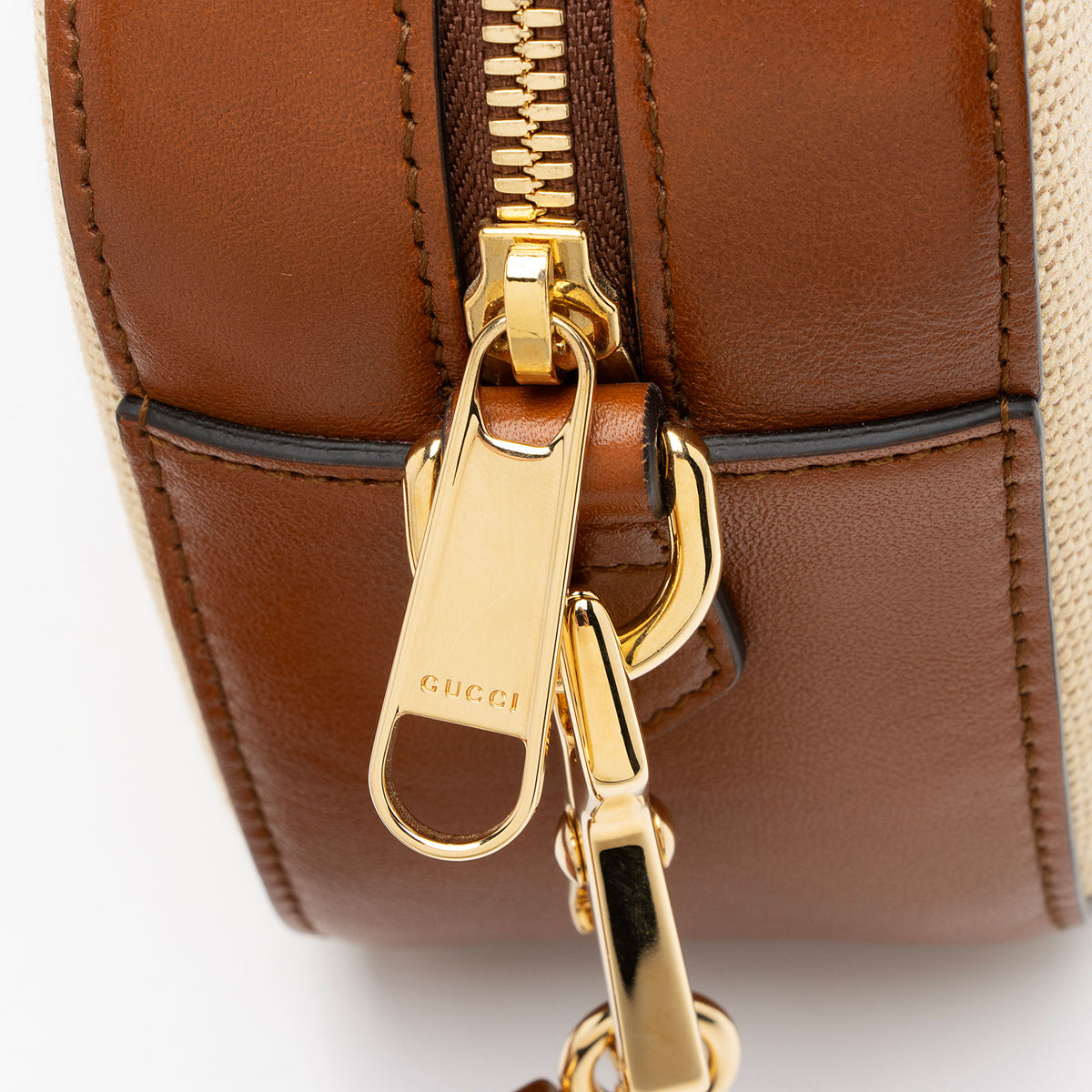 Gucci Canvas Vintage Web Camera Bag