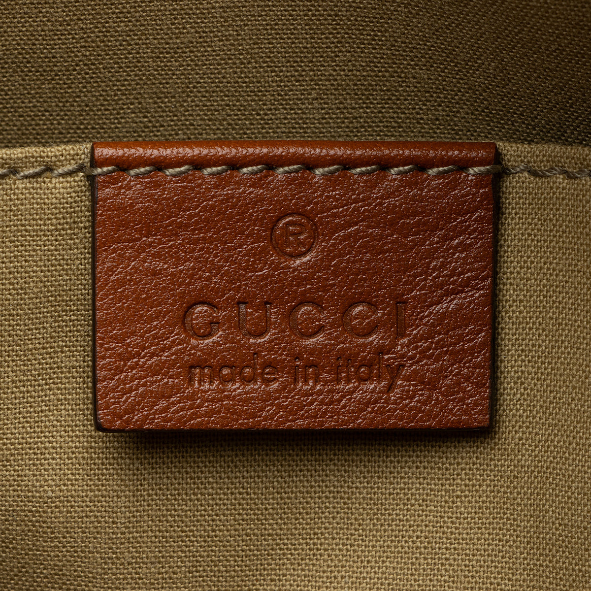 Gucci Canvas Vintage Web Camera Bag