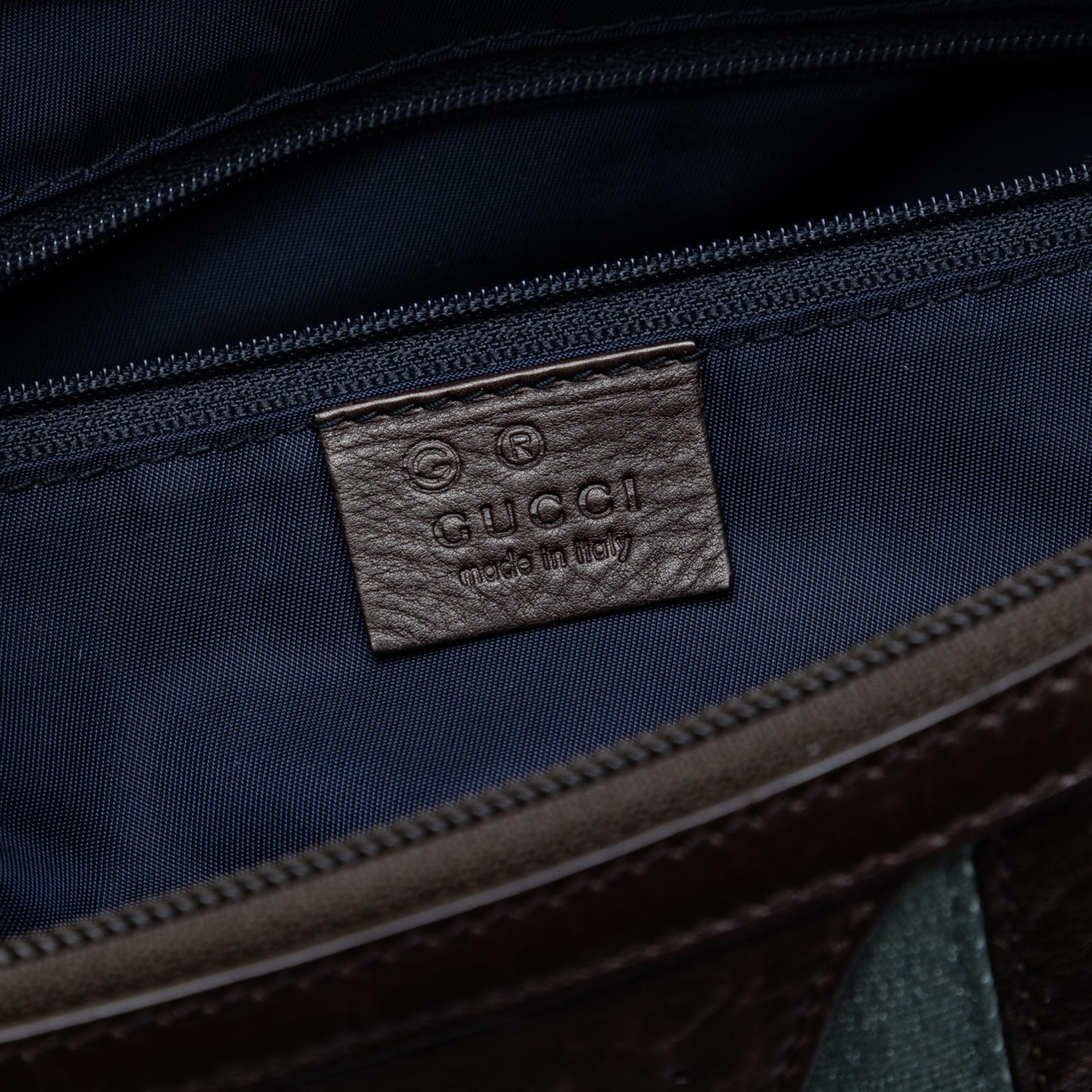 Gucci Canvas Web Shoulder Bag