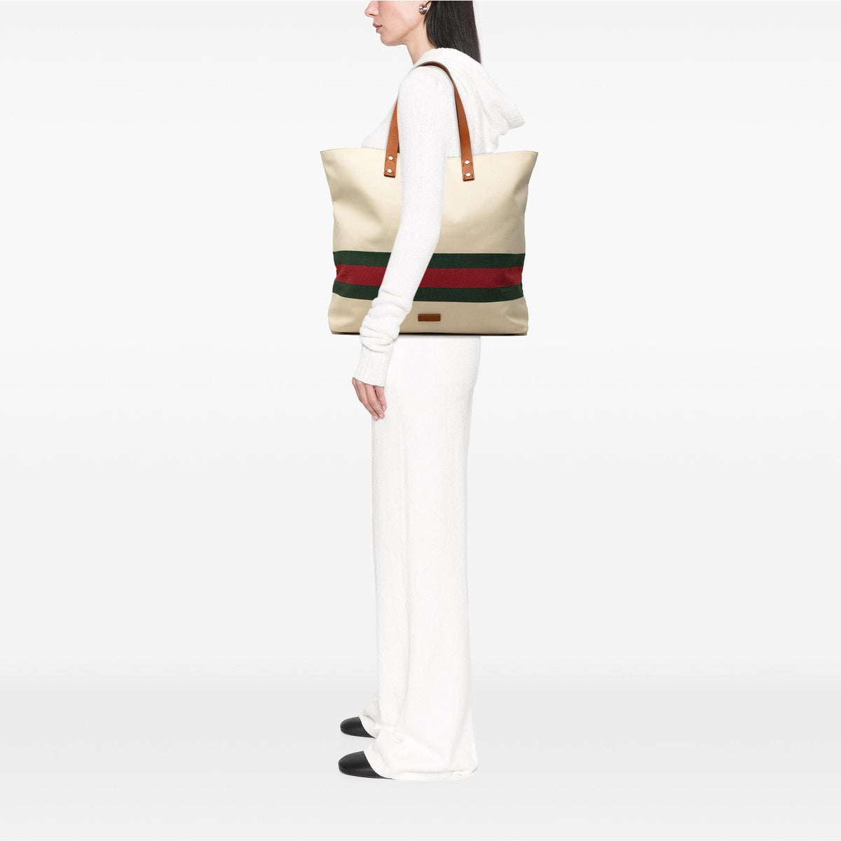 Gucci Canvas Web Tote